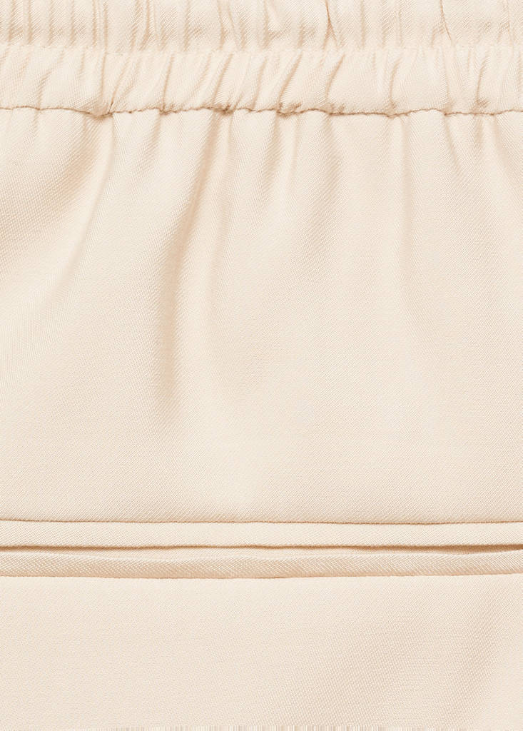Straight suit trousers — Beige