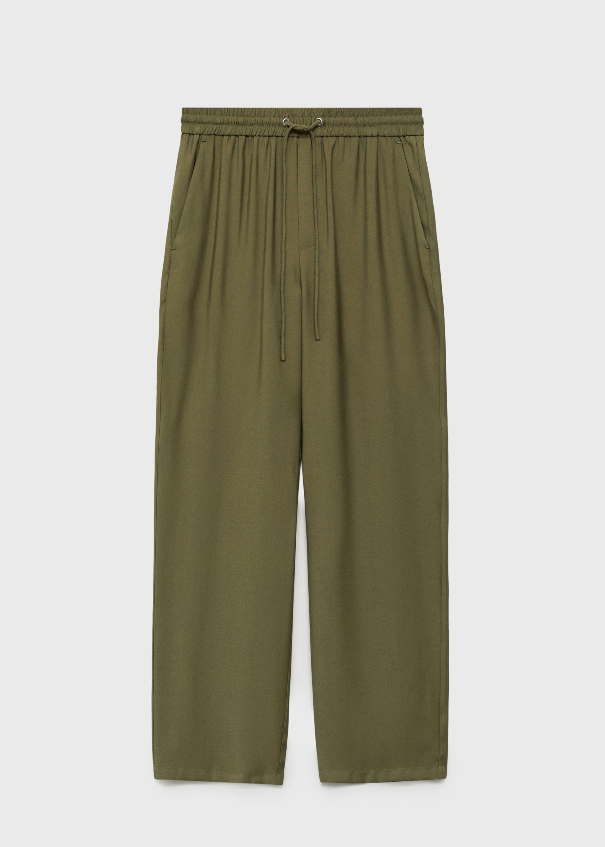 直纹裁长裤 - null