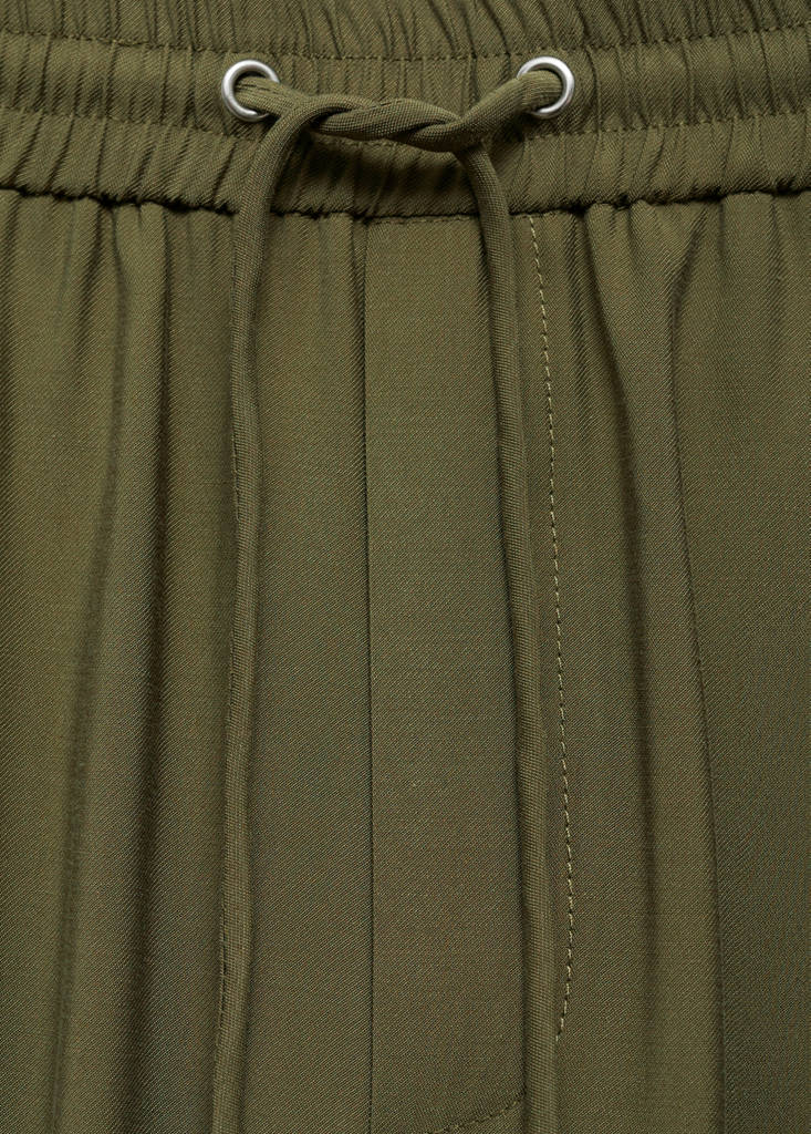 Straight suit trousers — Khaki