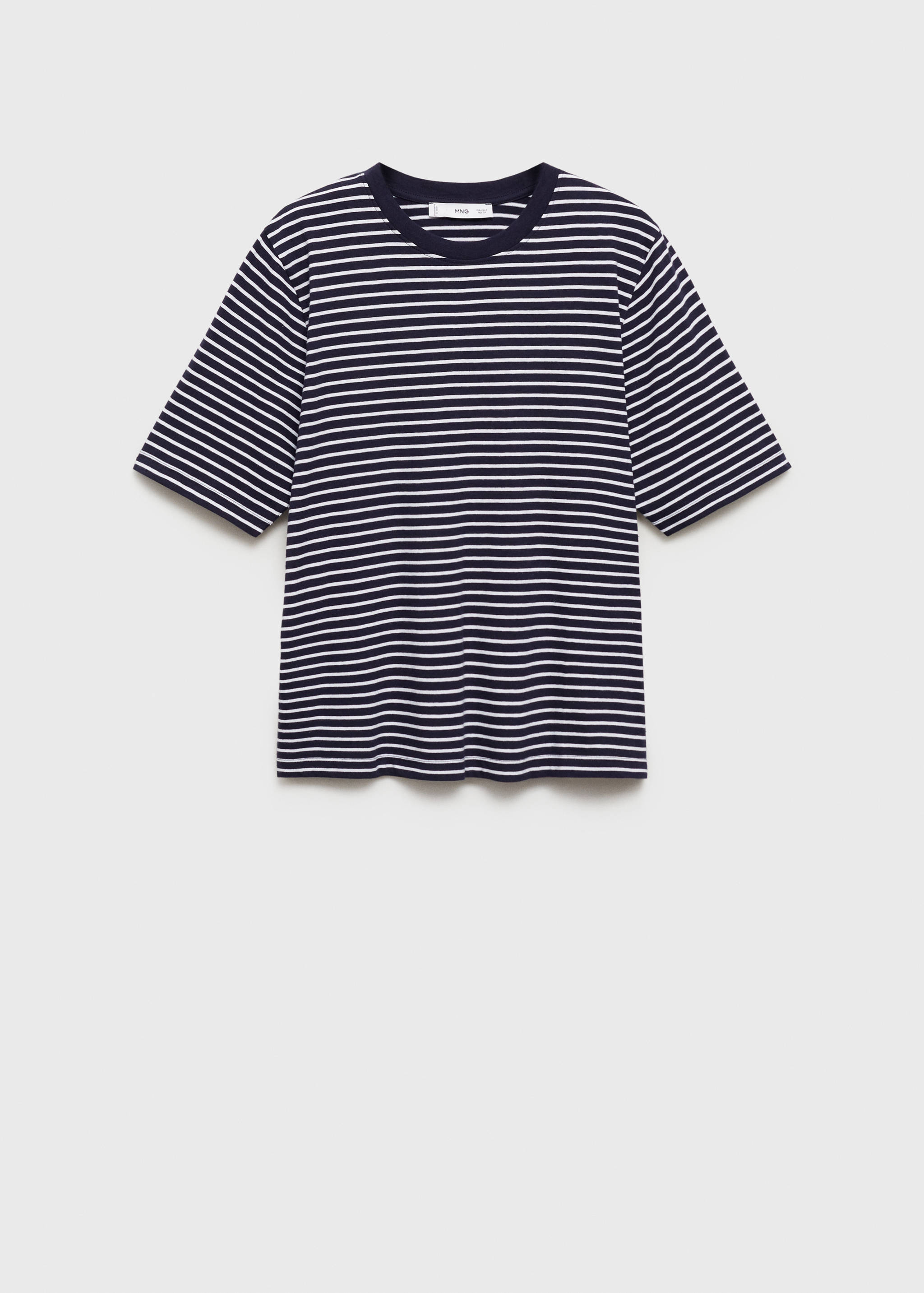 T-shirt coton à rayures - Article sans modèle