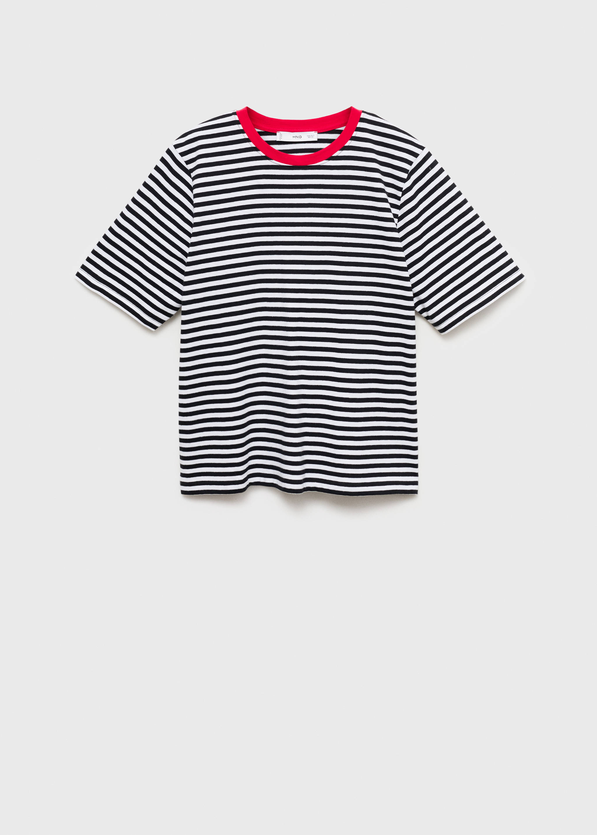 T-shirt coton à rayures - Article sans modèle