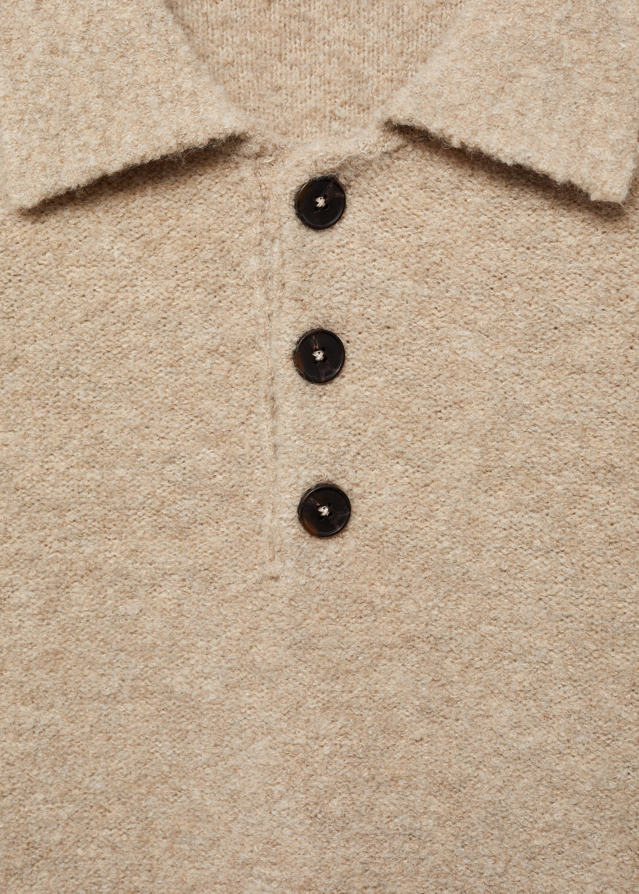 Mini boucle knit polo shirt - Details of the article 8