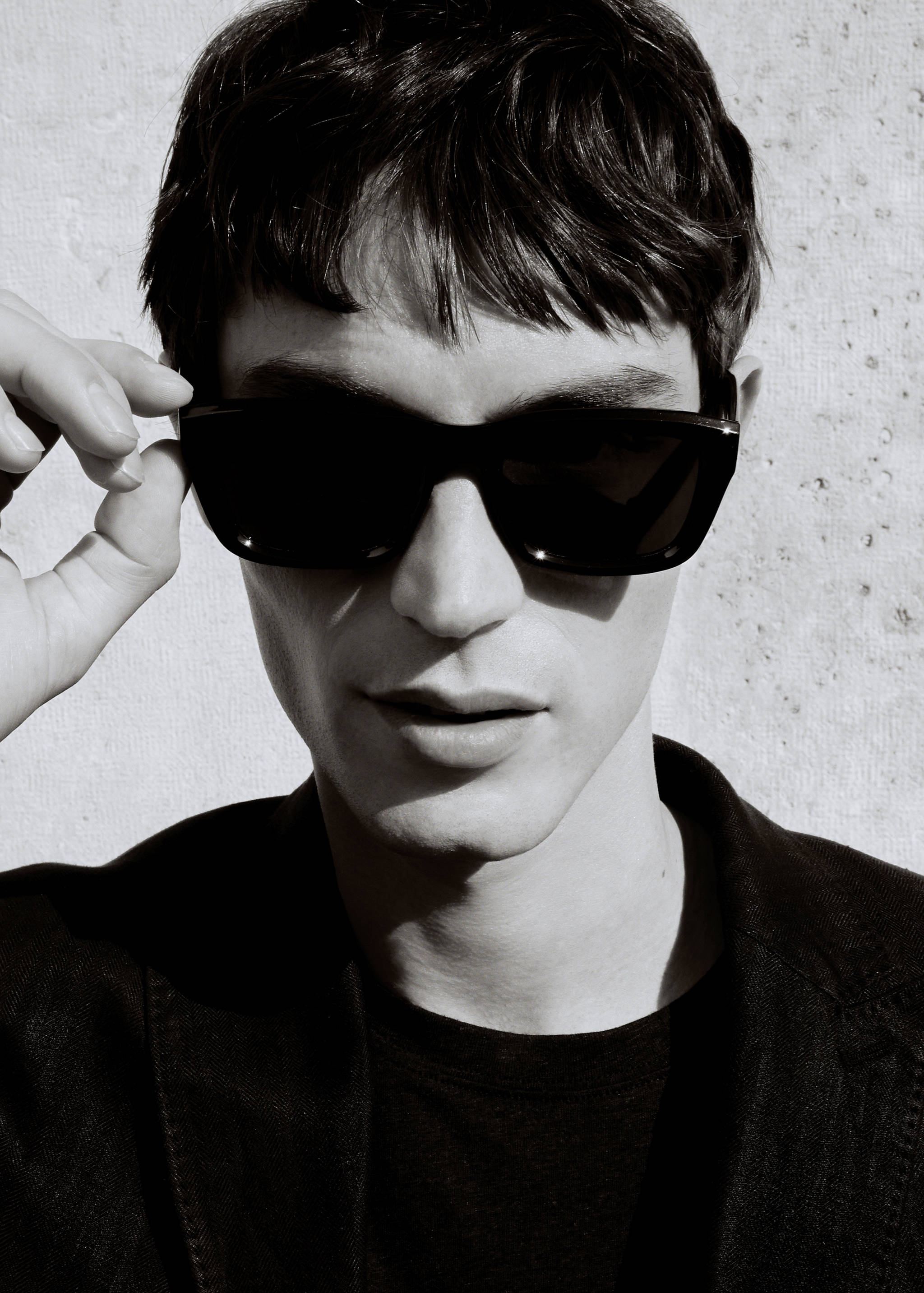 Lunettes de soleil monture rectangulaire - Plan général