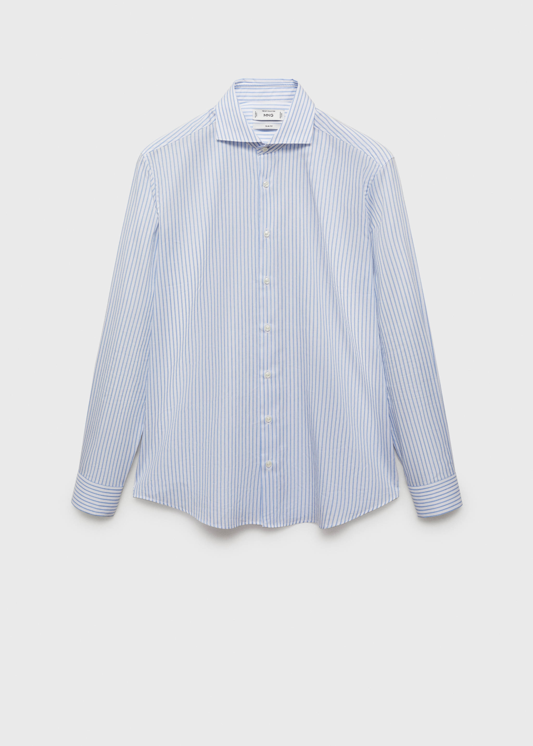 Slim fit cotton striped suit shirt - Article without model