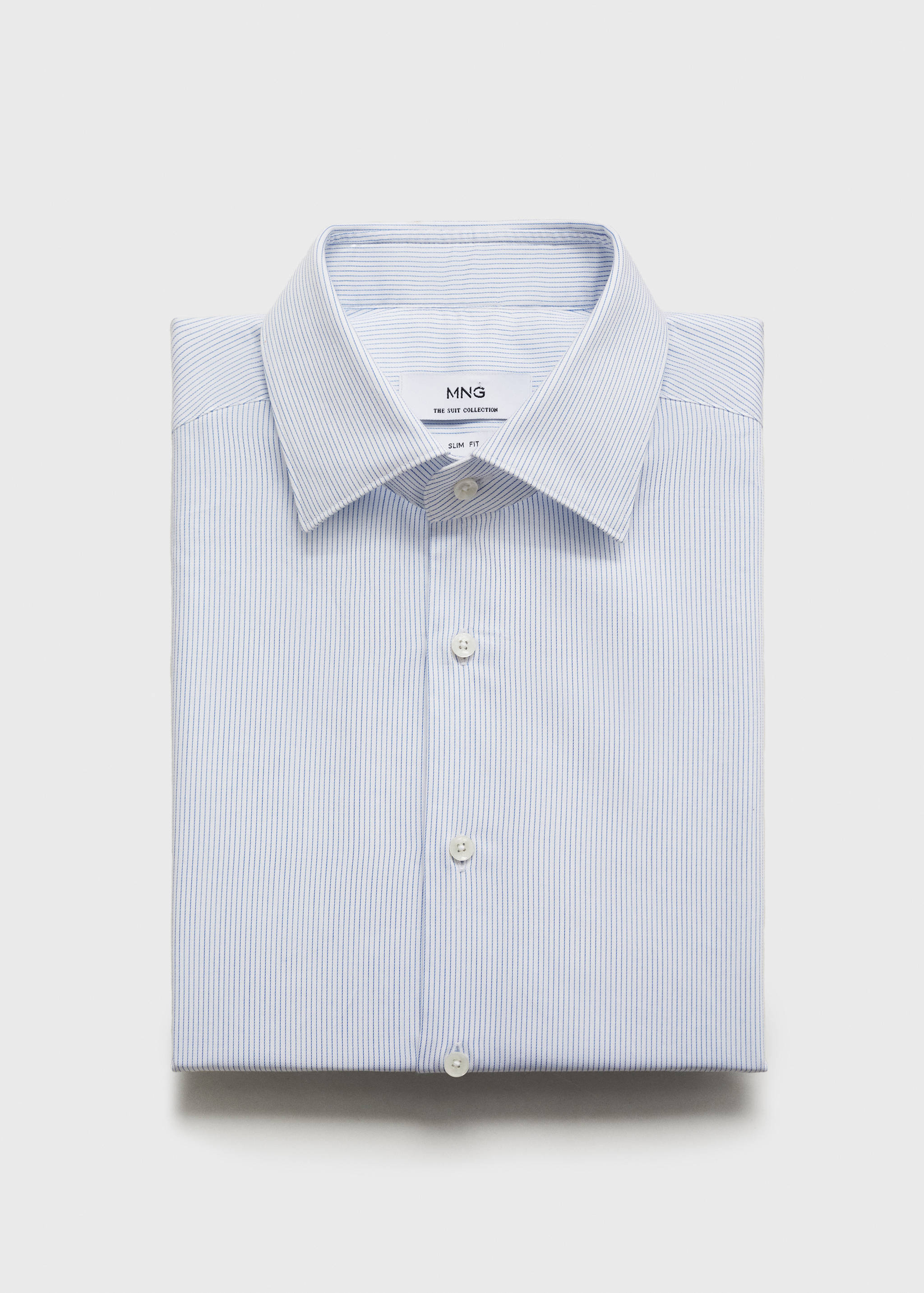 Camisa traje 100% algodón rayas - Detalle del artículo 8