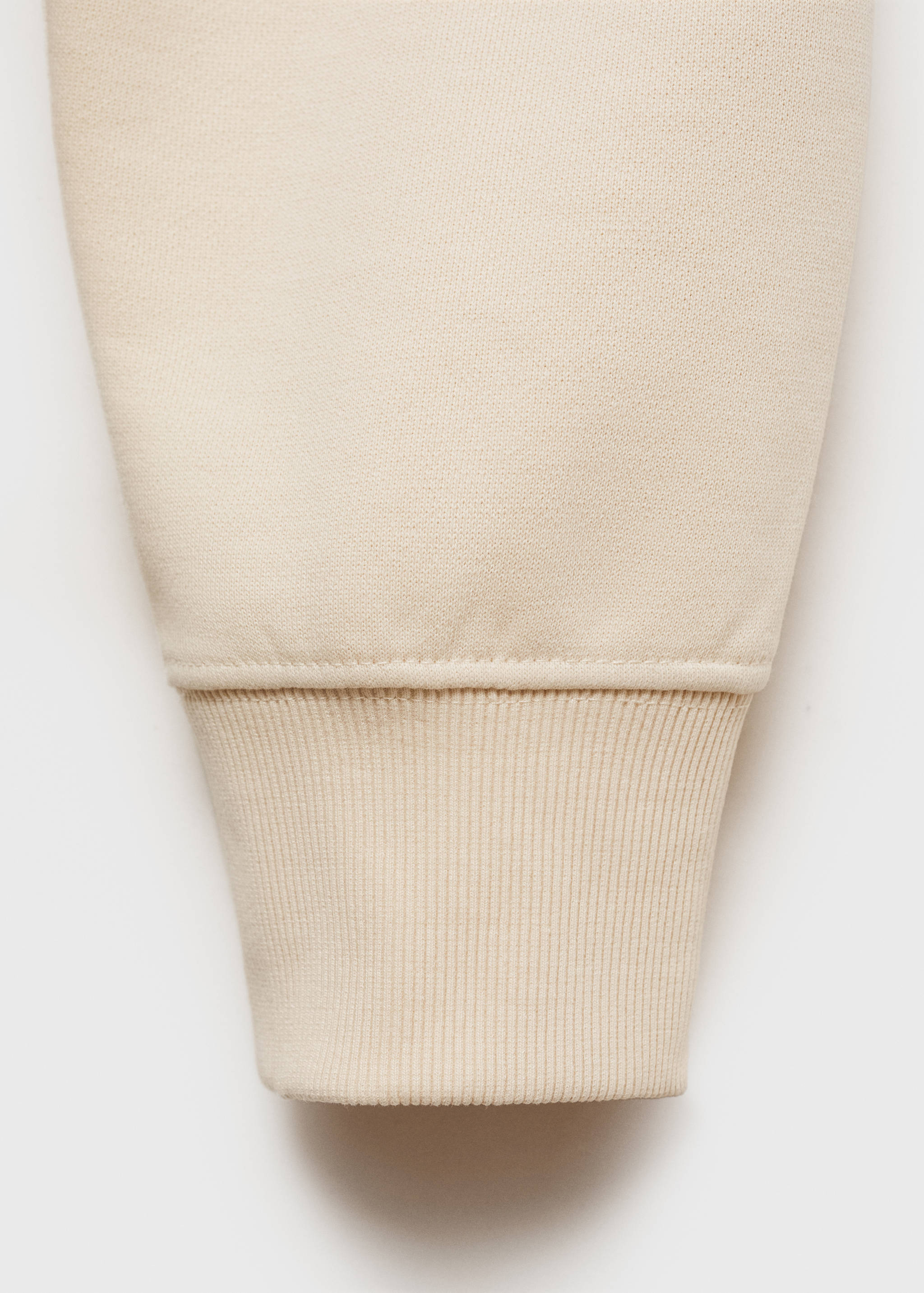 سترة رياضية بياقة بولو من الصوف الممشوط بقصة متوسطة - تفاصيل المنتج 0