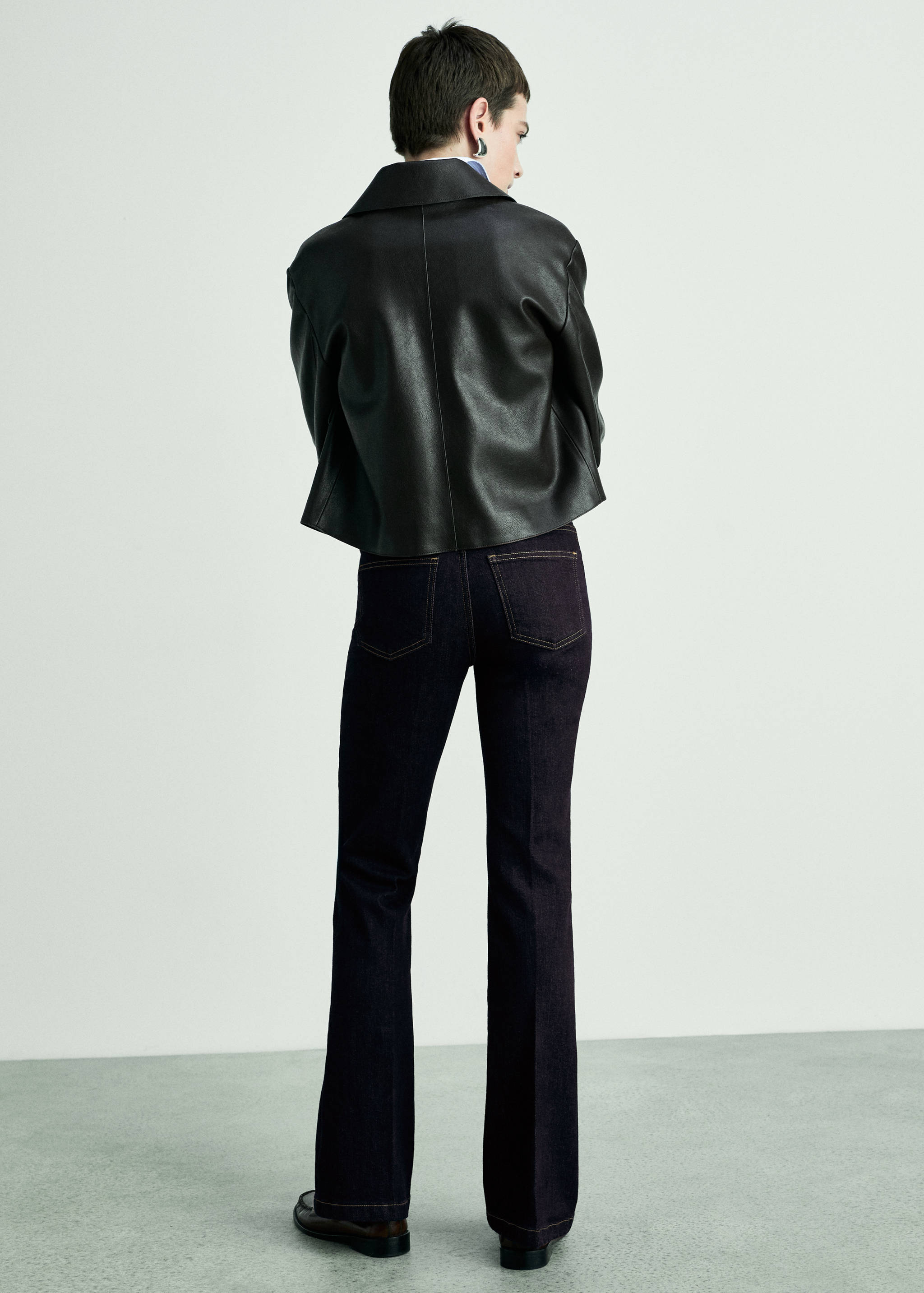 Jeans flare rinse wash - Reverso del artículo