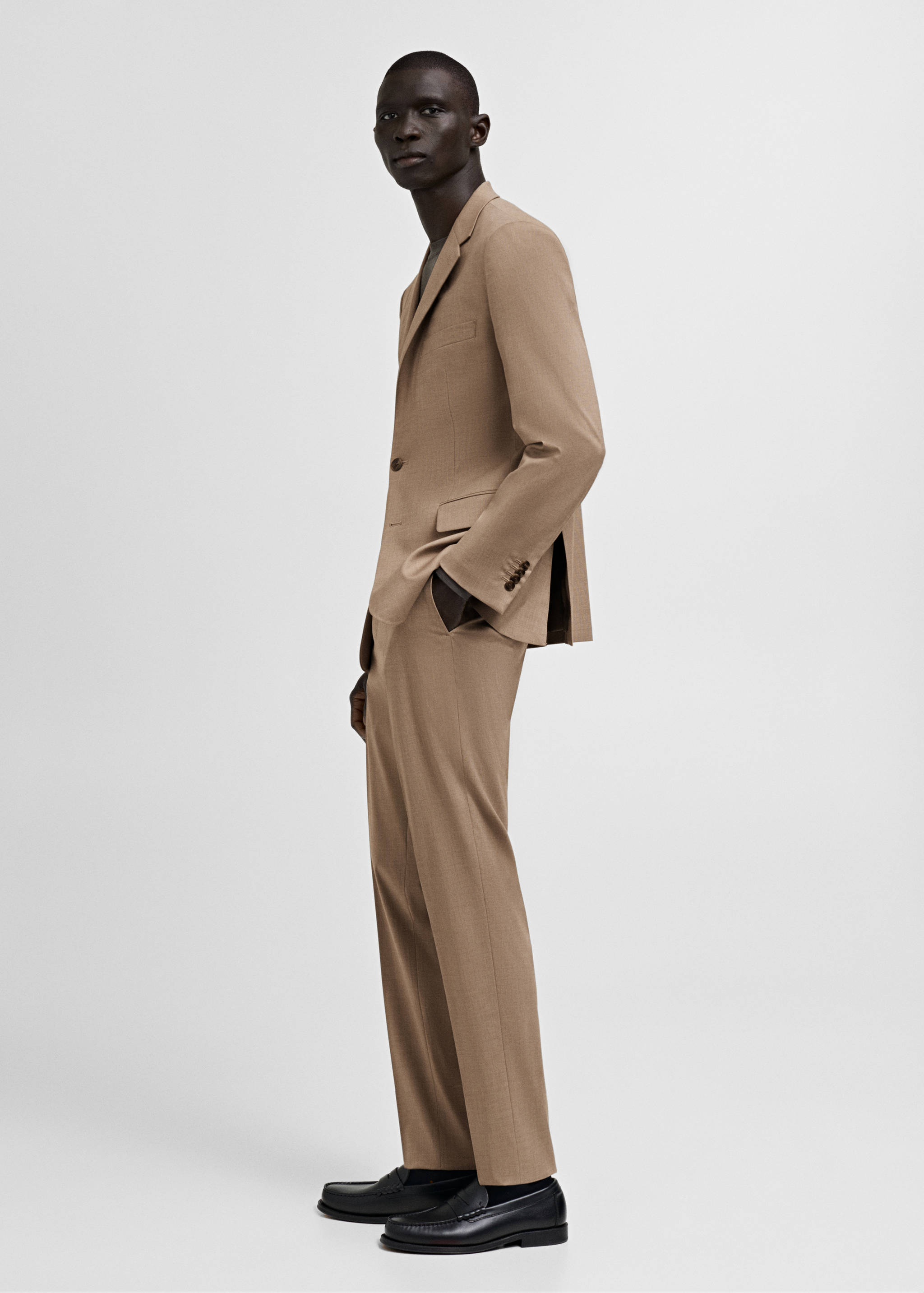 Milan slim-fit suit trousers - Details of the article 2