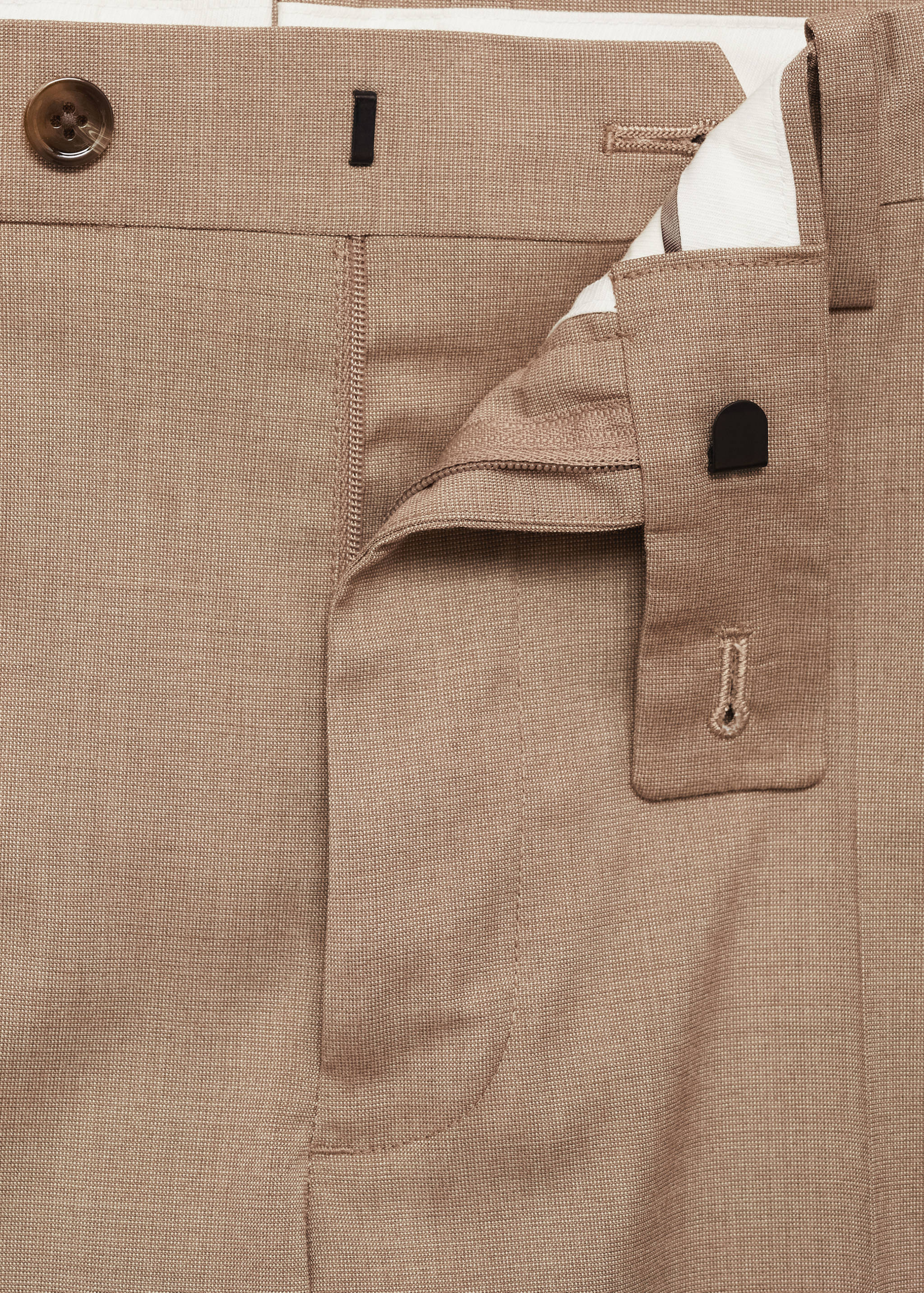Milan slim-fit suit trousers - Details of the article 8