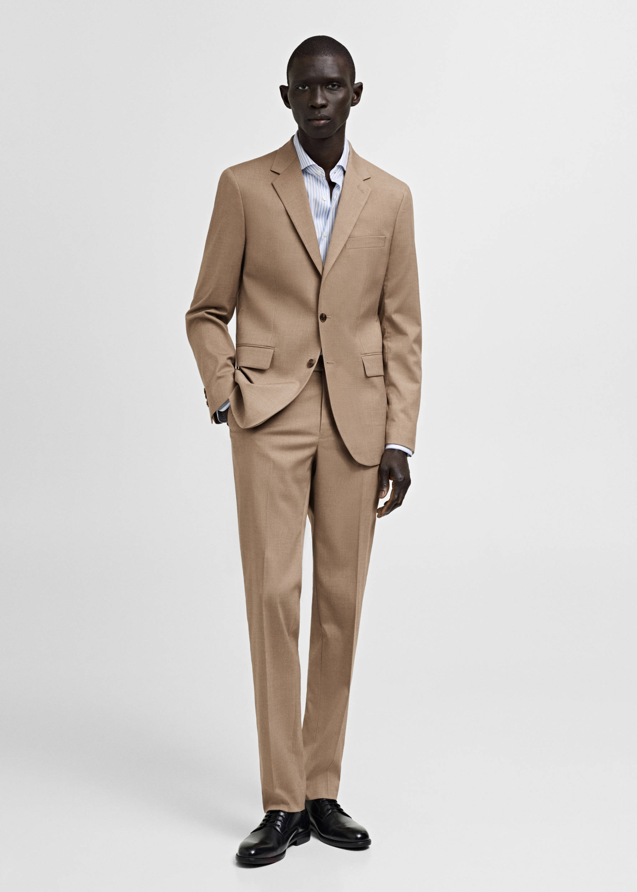 米兰修身版型西装裤 - null