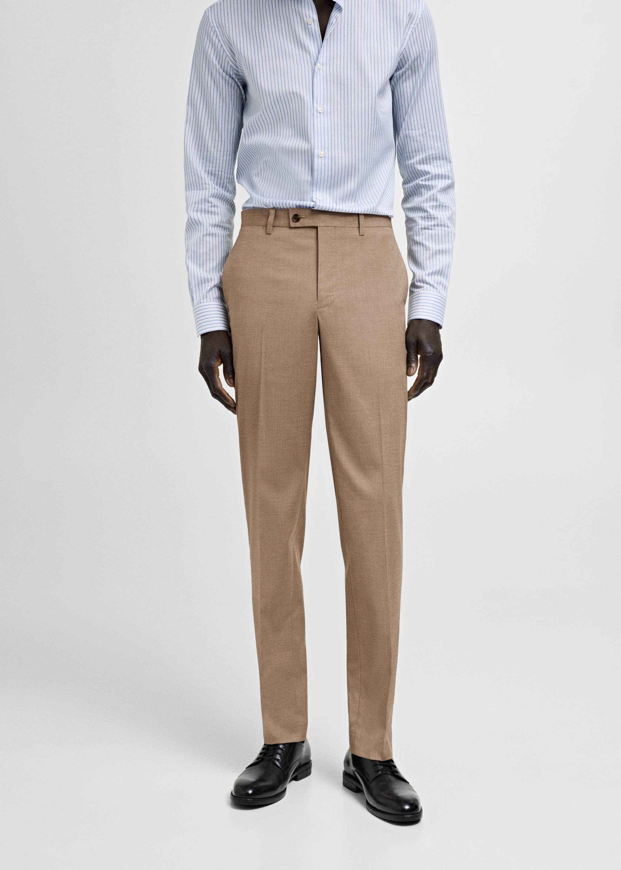 米兰修身版型西装裤 - null