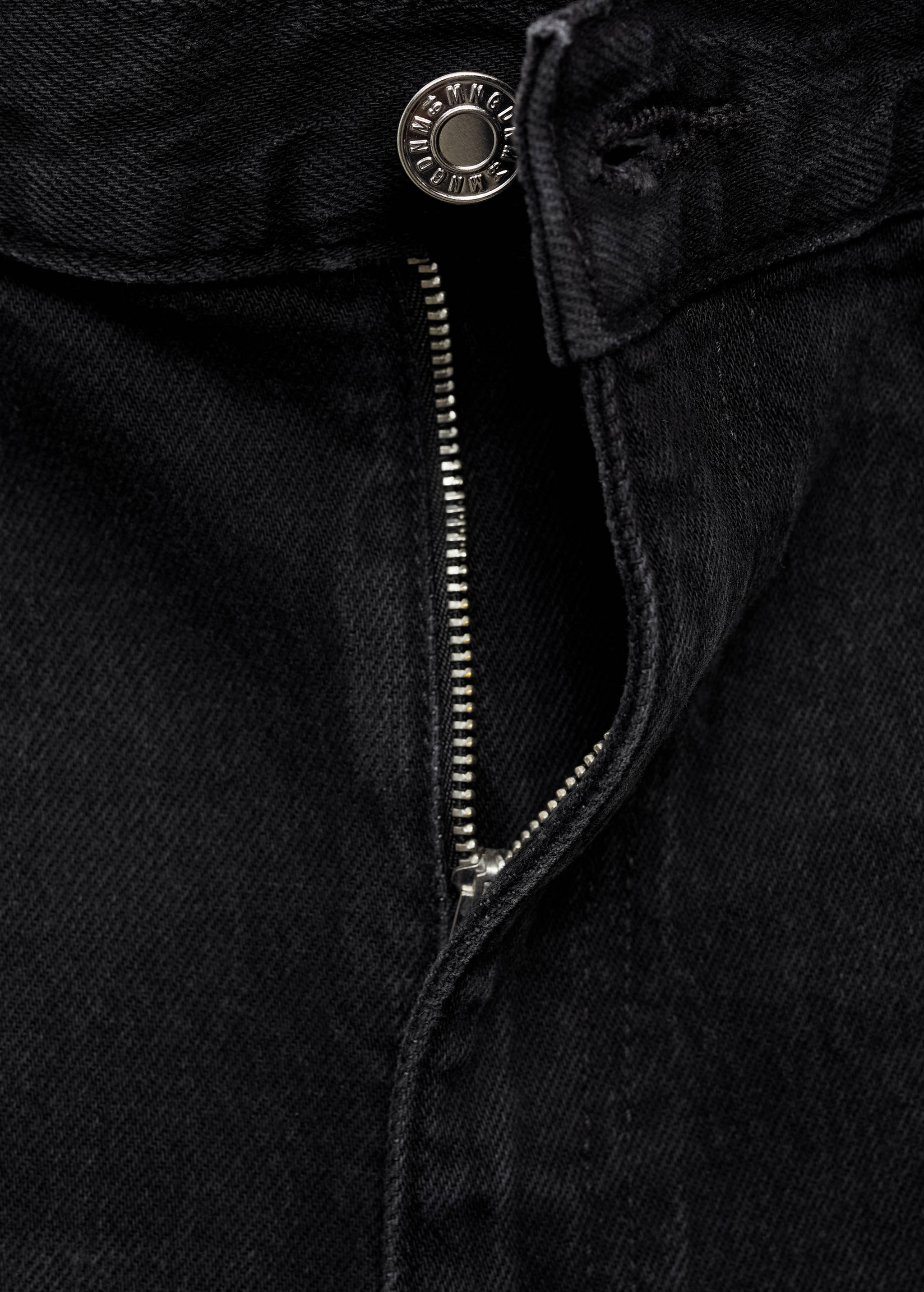 Джинсы с широкими штанинами и высокой посадкой - Деталь изделия 0