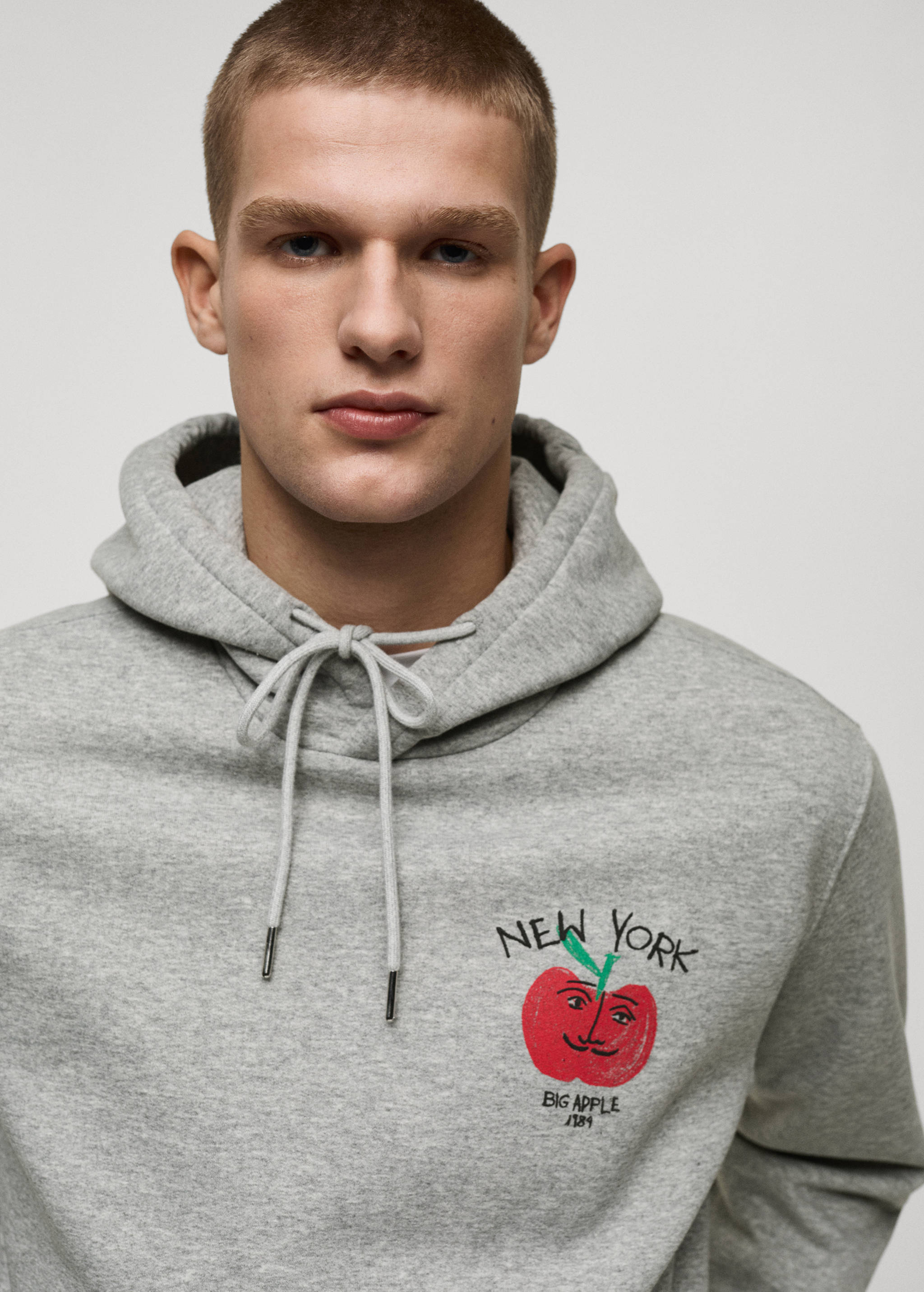 Graphic hooded sweatshirt - Details of the article 1