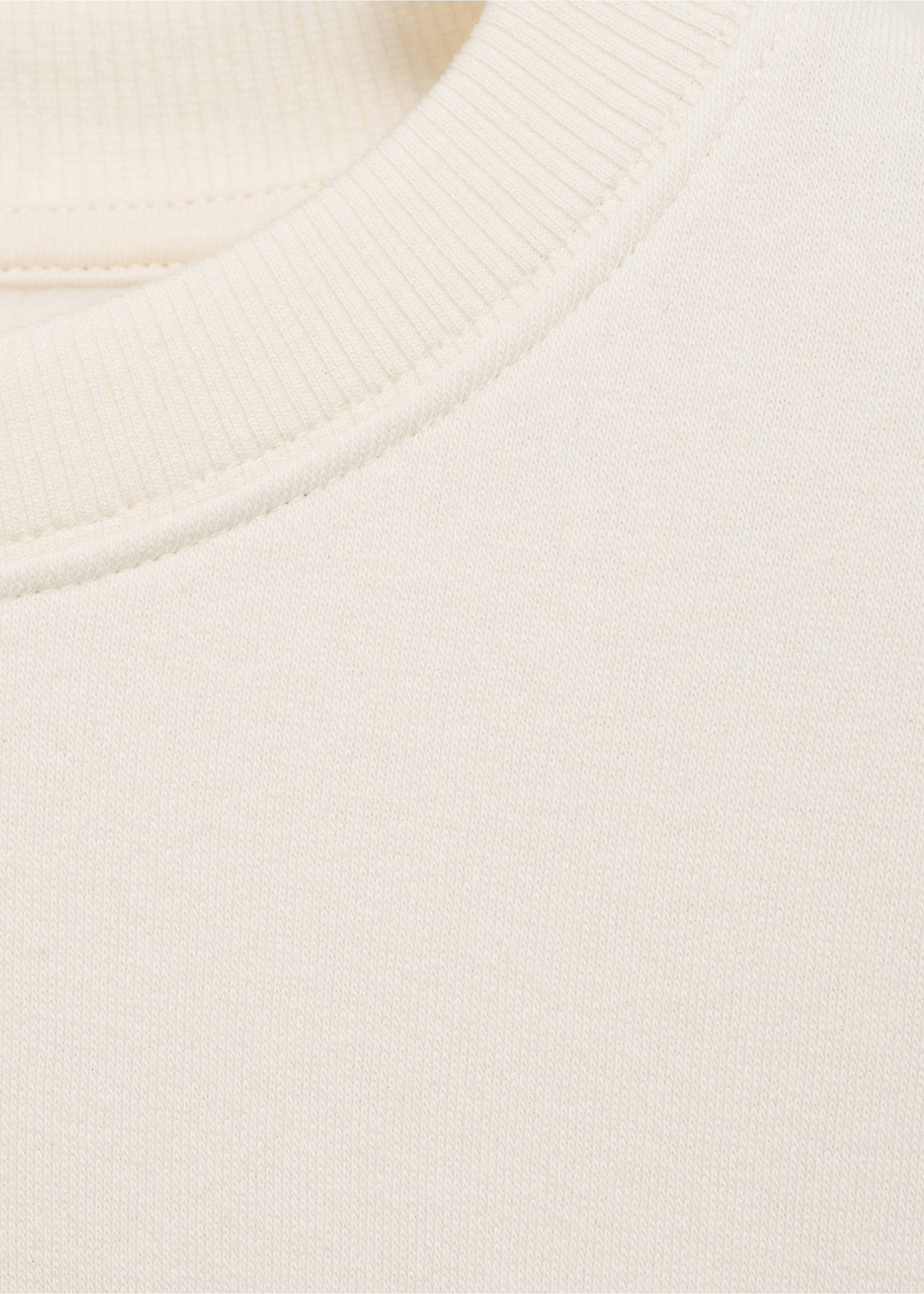 Sudadera algodón estampado gráfico - Detalle del artículo 8, Beige. Ref: 87020640-00.