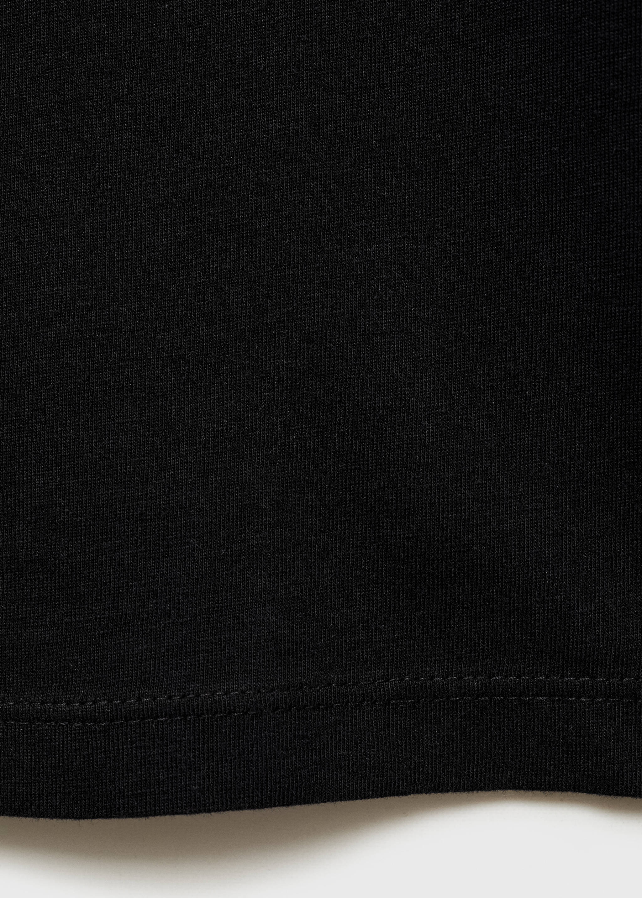 Cotton boat neck t-shirt - Details of the article 0