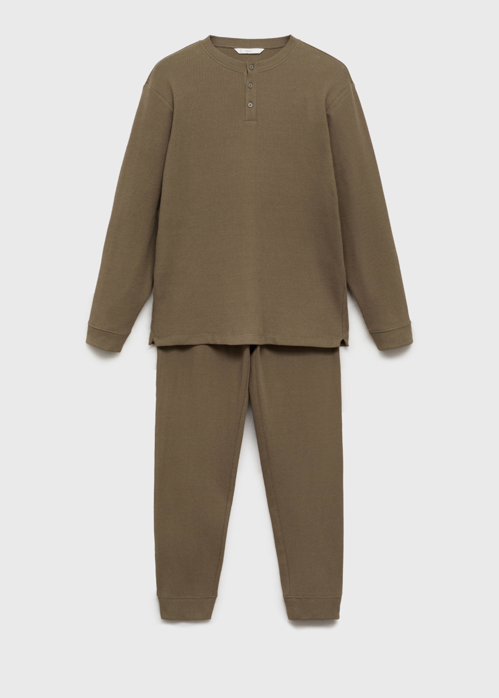 مجموعة بيجامات مصنوعة من القطن - منتج دون نموذج