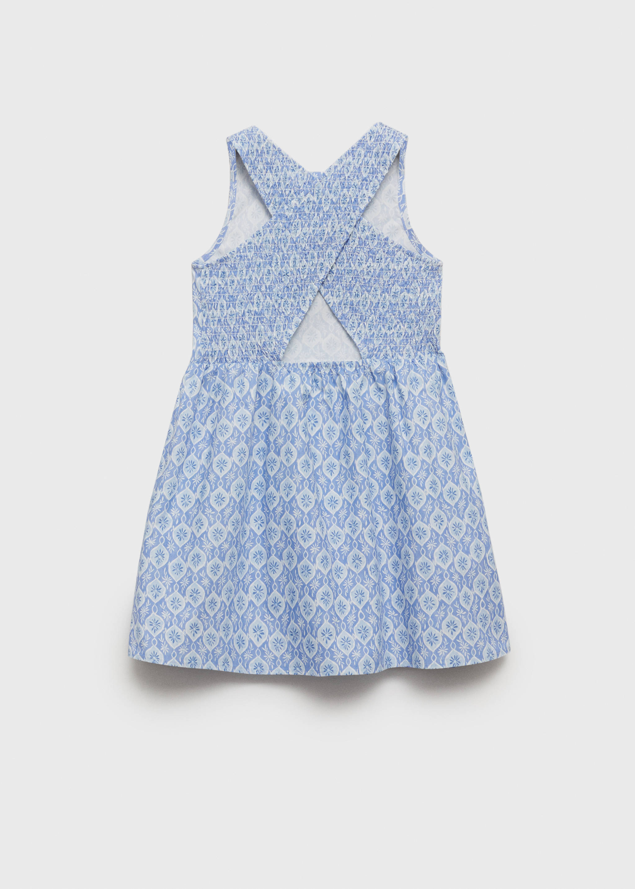 Printed ruffle dress - Reverse of the article