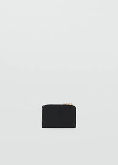 Faux-leather wallet — Black 2