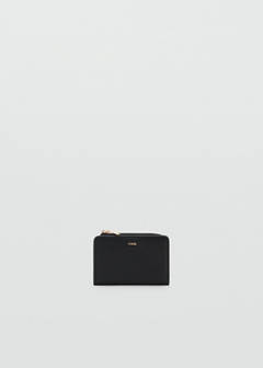 Faux-leather wallet — Black 1