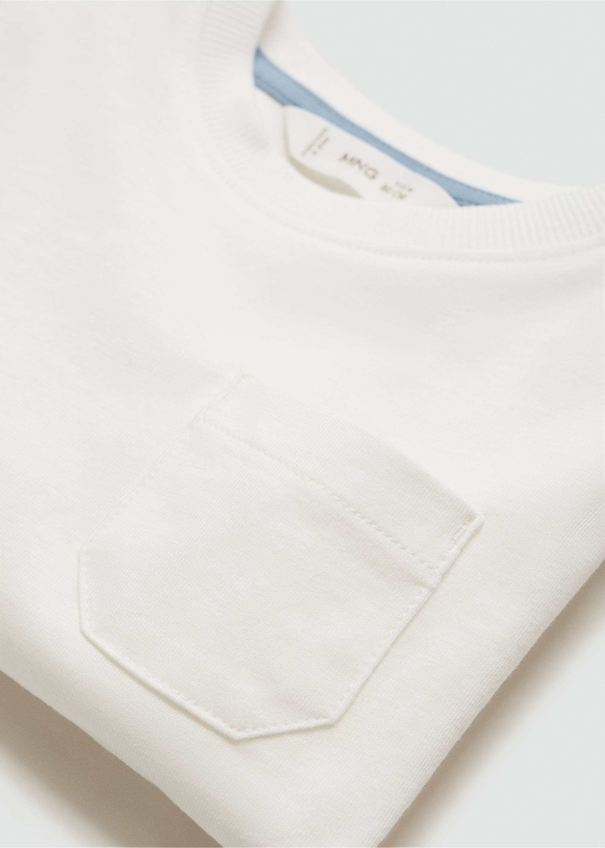 Camiseta bolsillo parche - Detalle del artículo 0, Blanco roto. Ref: 87020650-00.