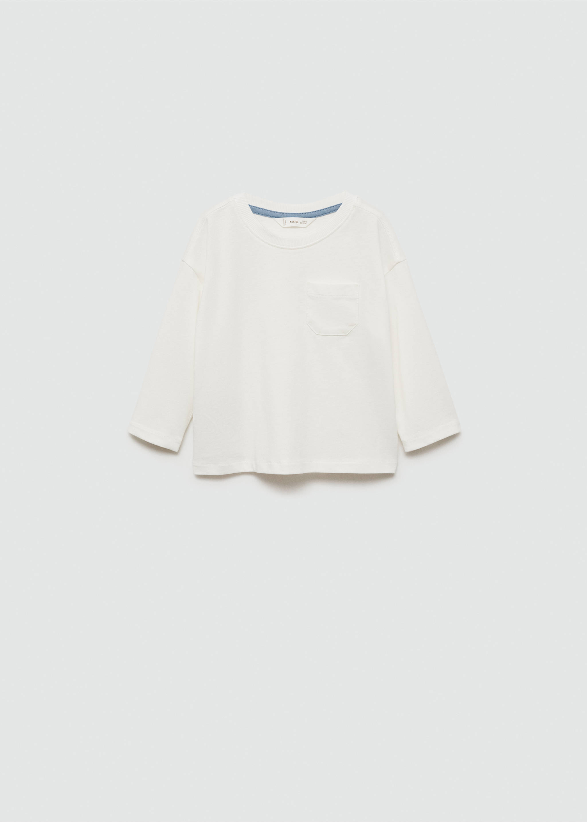 Camiseta bolsillo parche - Artículo sin modelo, Blanco roto. Ref: 87020650-00.