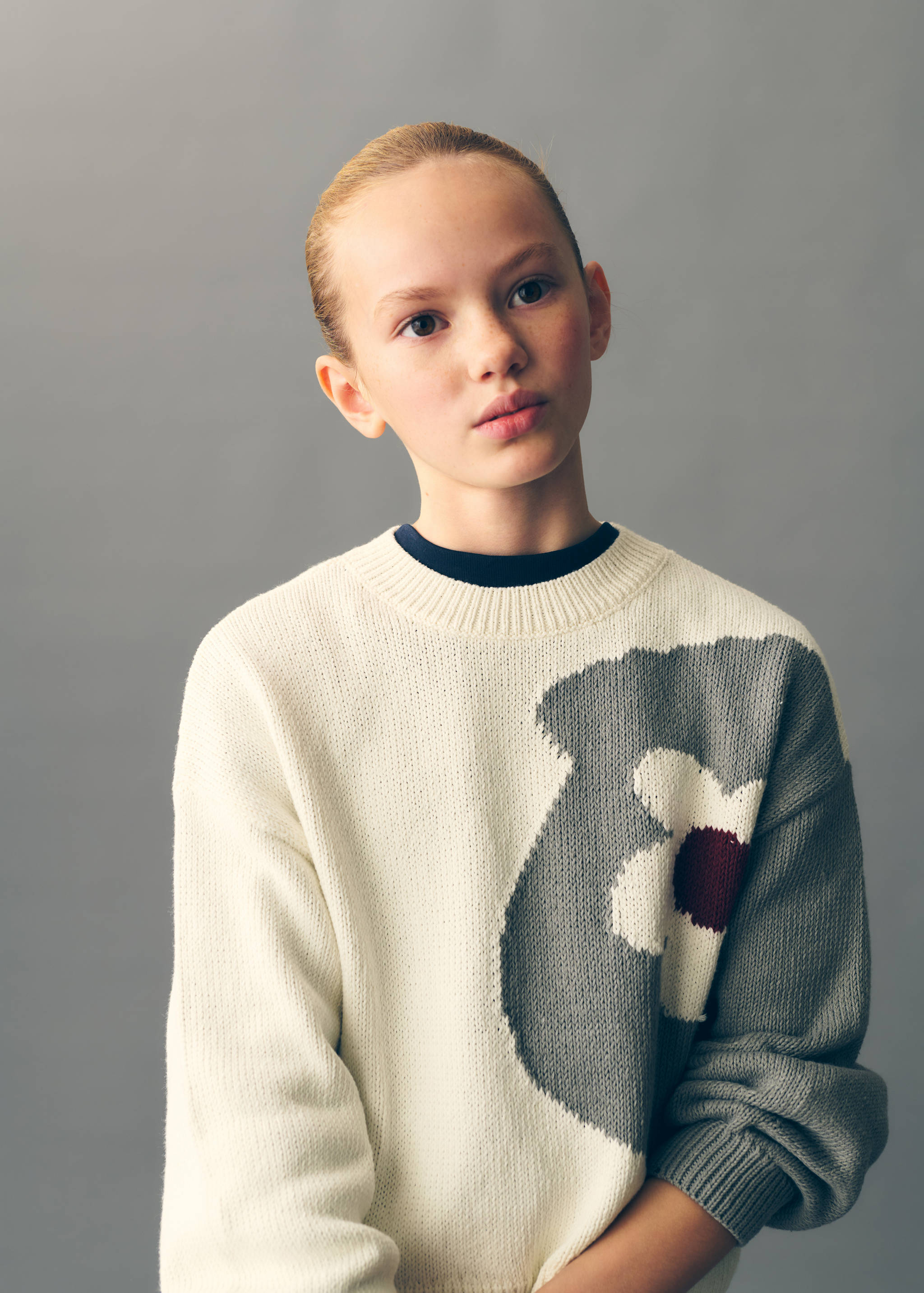 Floral knitted sweater - Details of the article 2