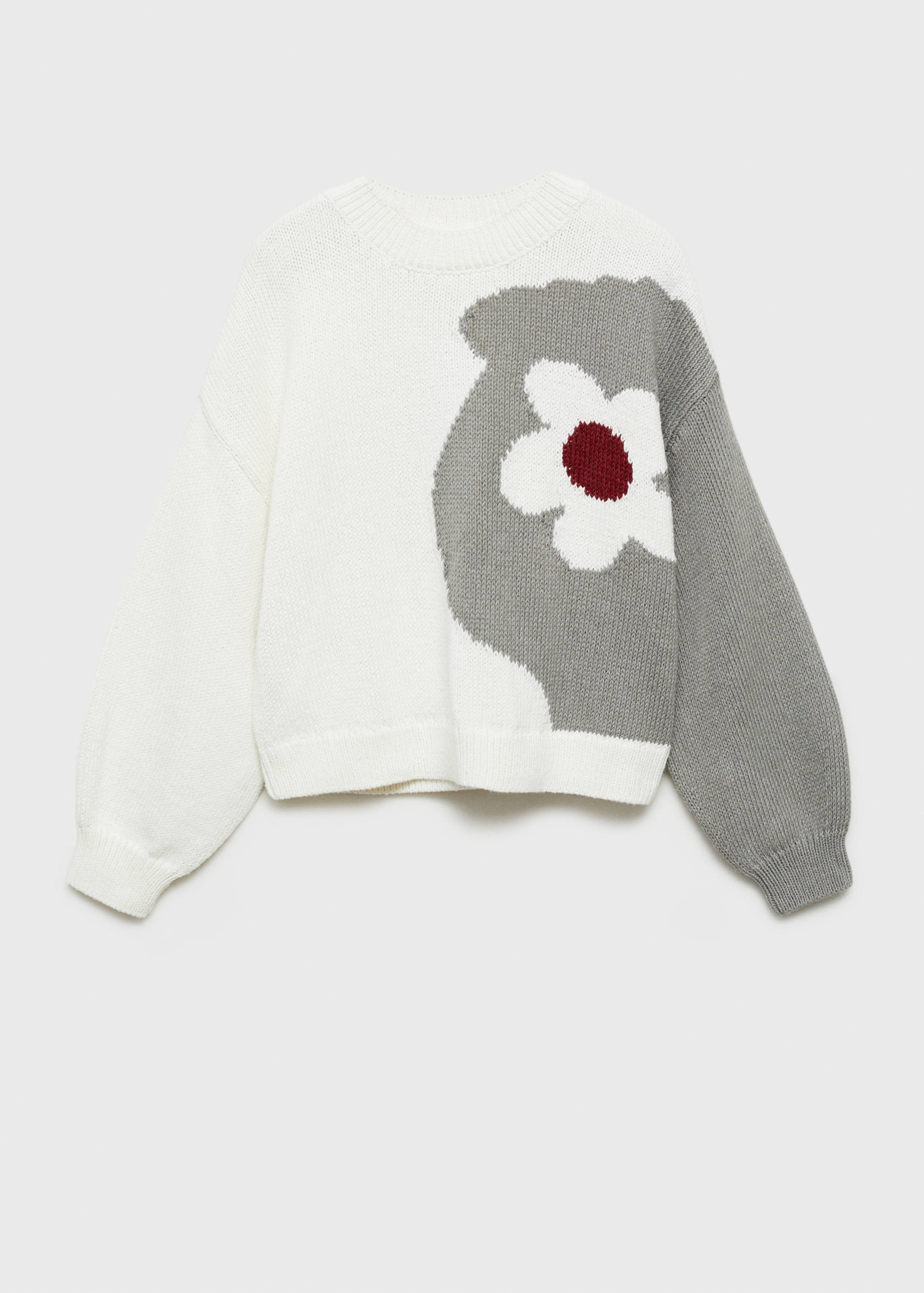 Floral knitted sweater - Article without model