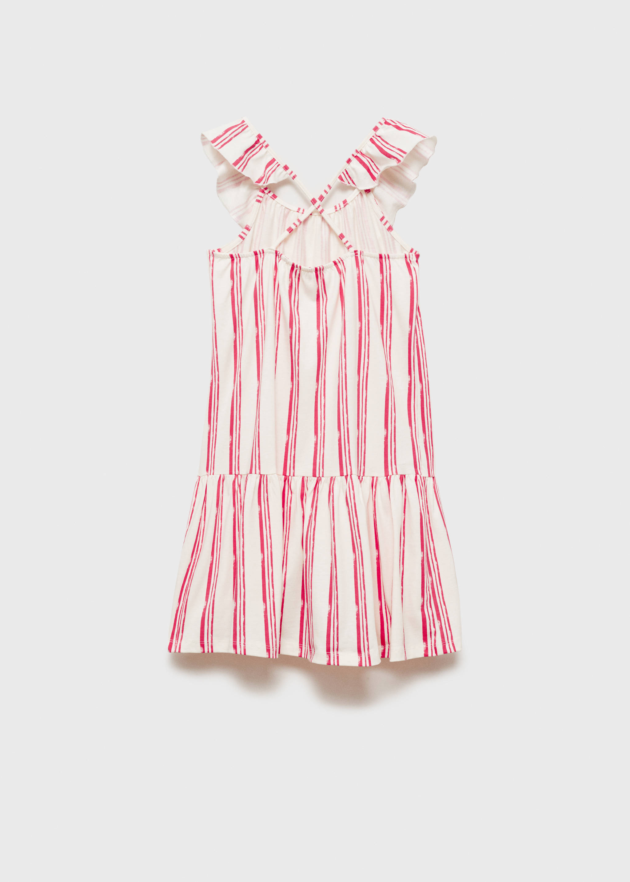 Striped cotton dress - Reverse of the article