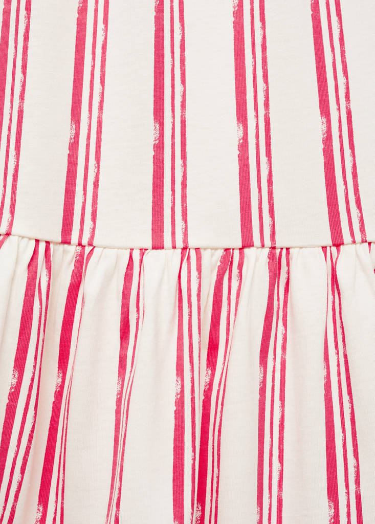 Striped cotton dress — Off White