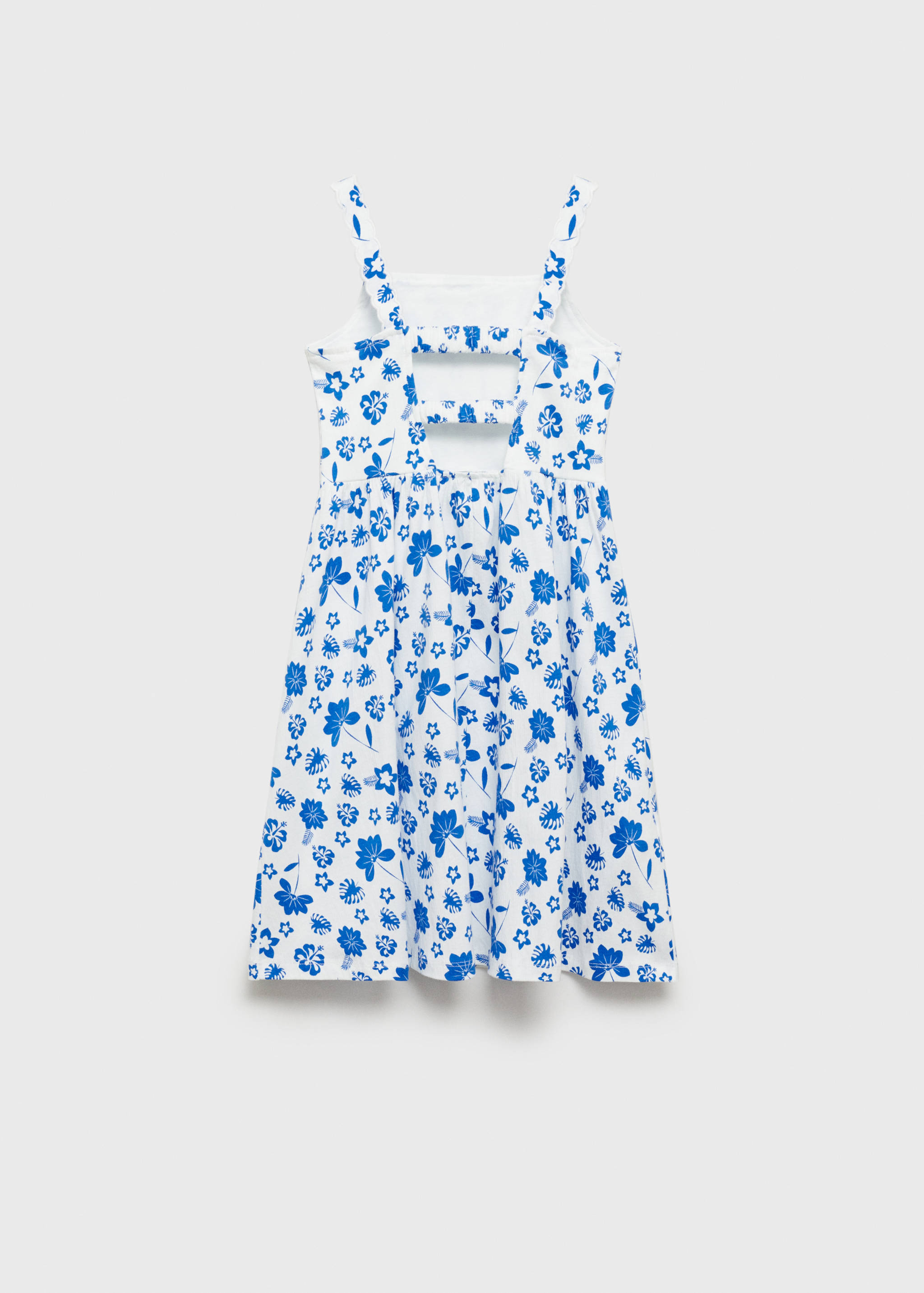 Floral print dress - Reverse of the article