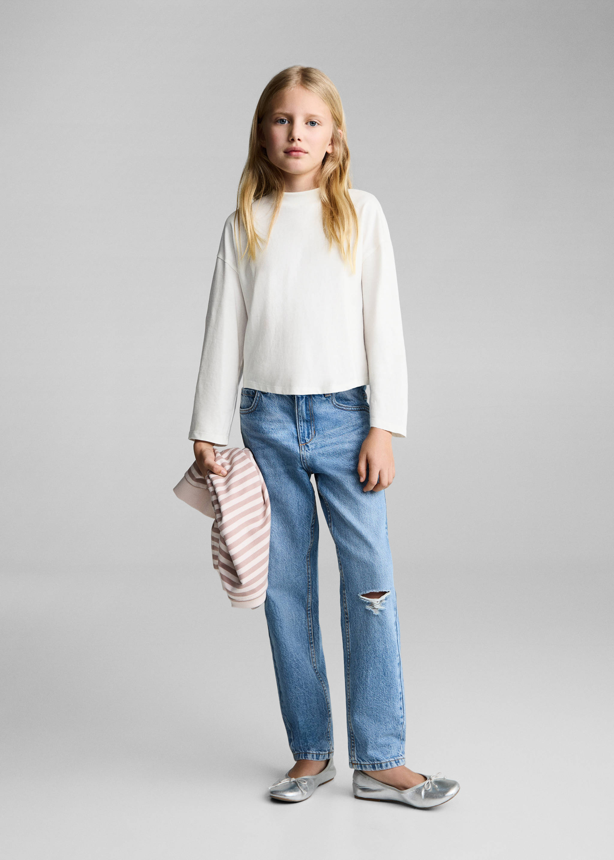 T-shirt coton uni - Plan général