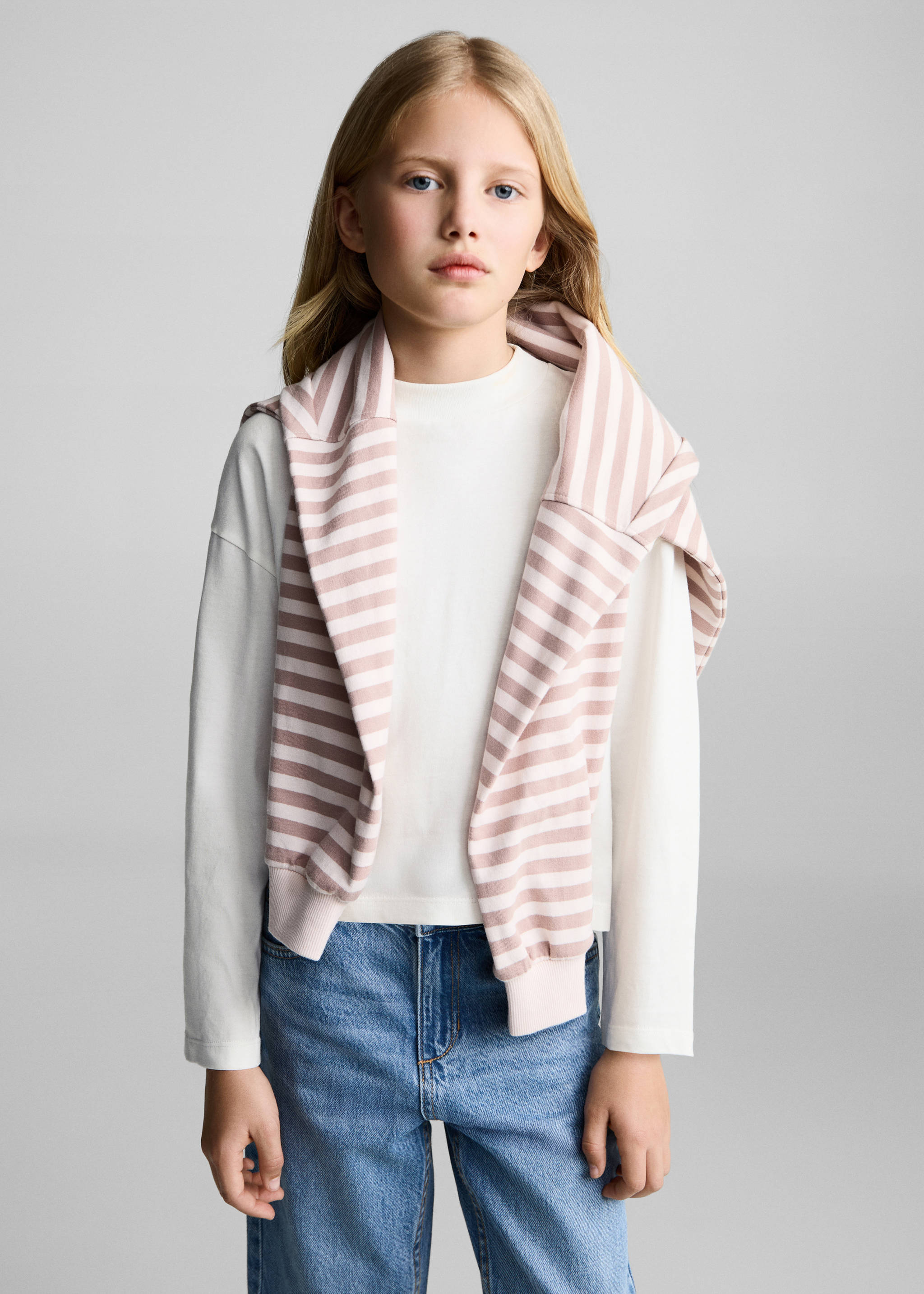 T-shirt coton uni - Plan moyen