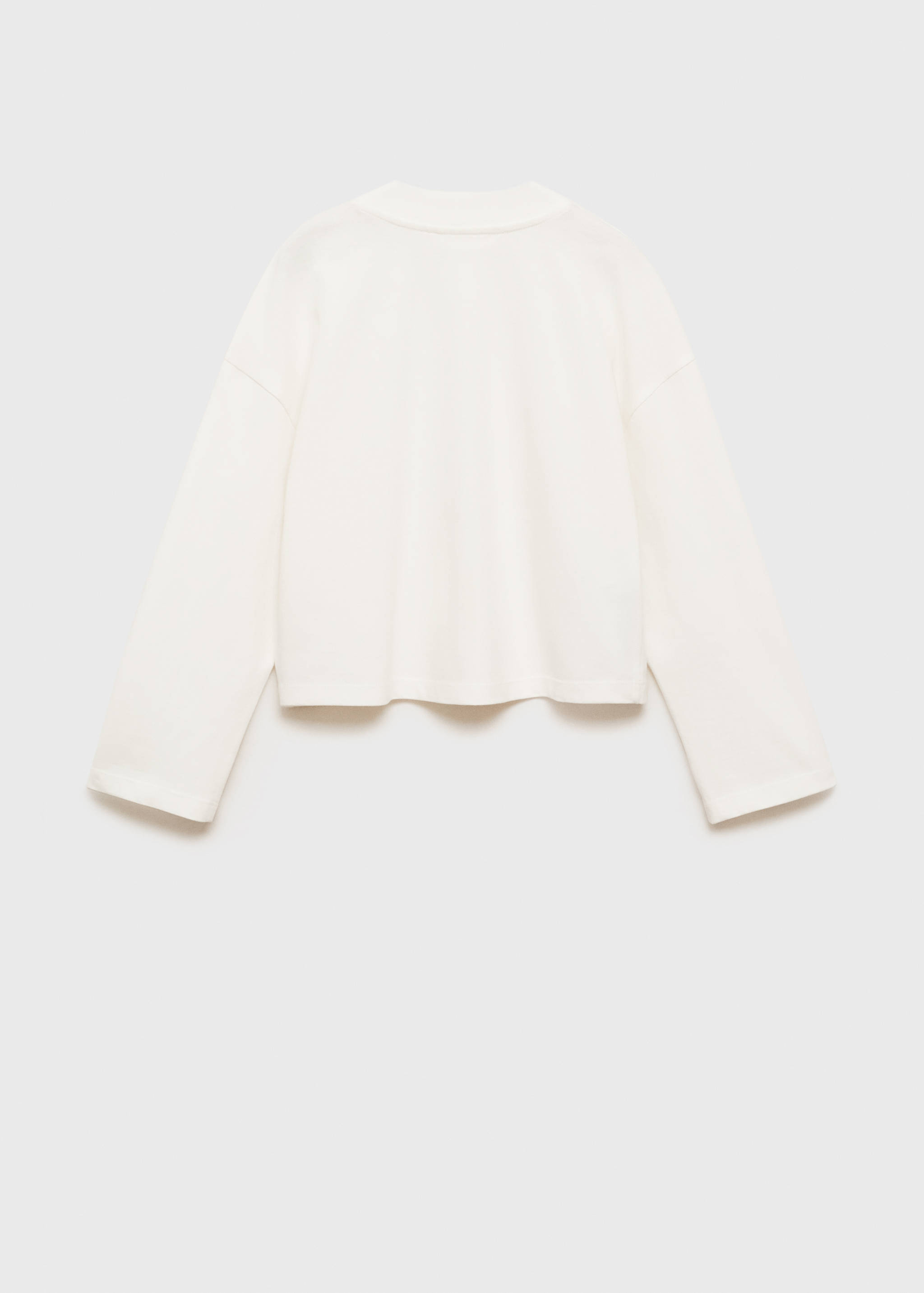 T-shirt coton uni - Verso de l’article