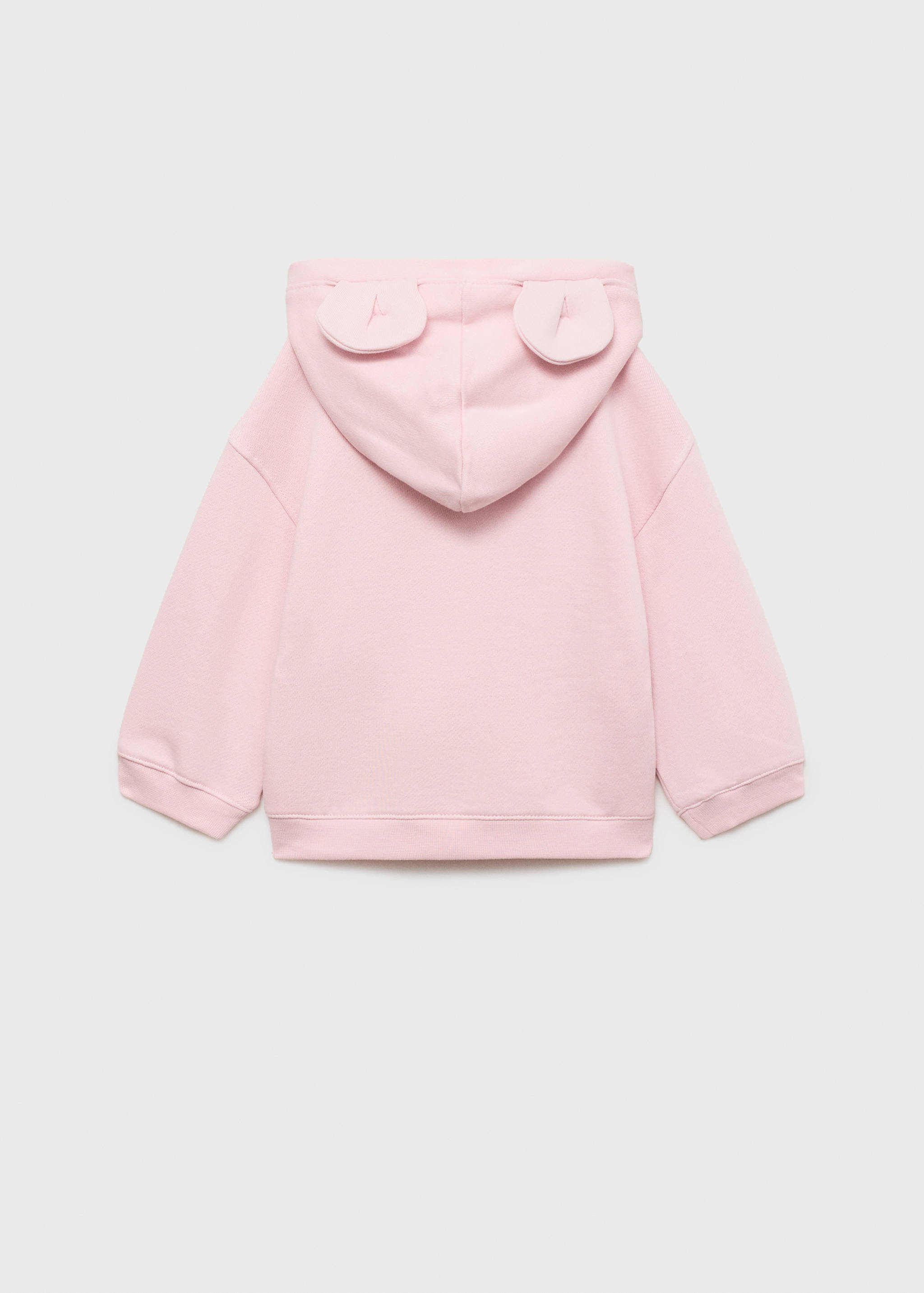 Kapüşonu kulak detaylı sweatshirt - Ürünün arkası