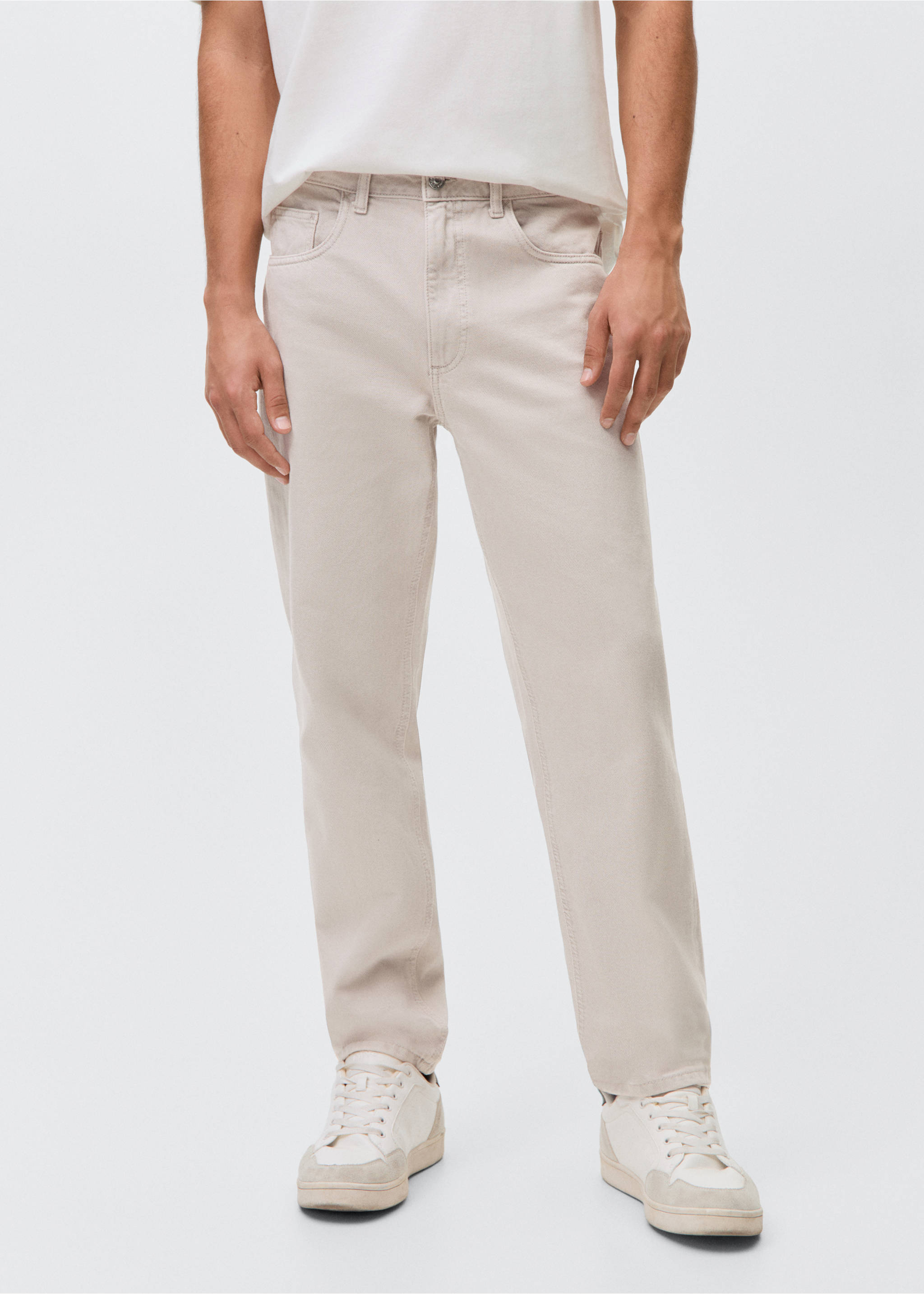 Regular-fit jeans - Medium plane, Grey. Ref: 87021052-00.