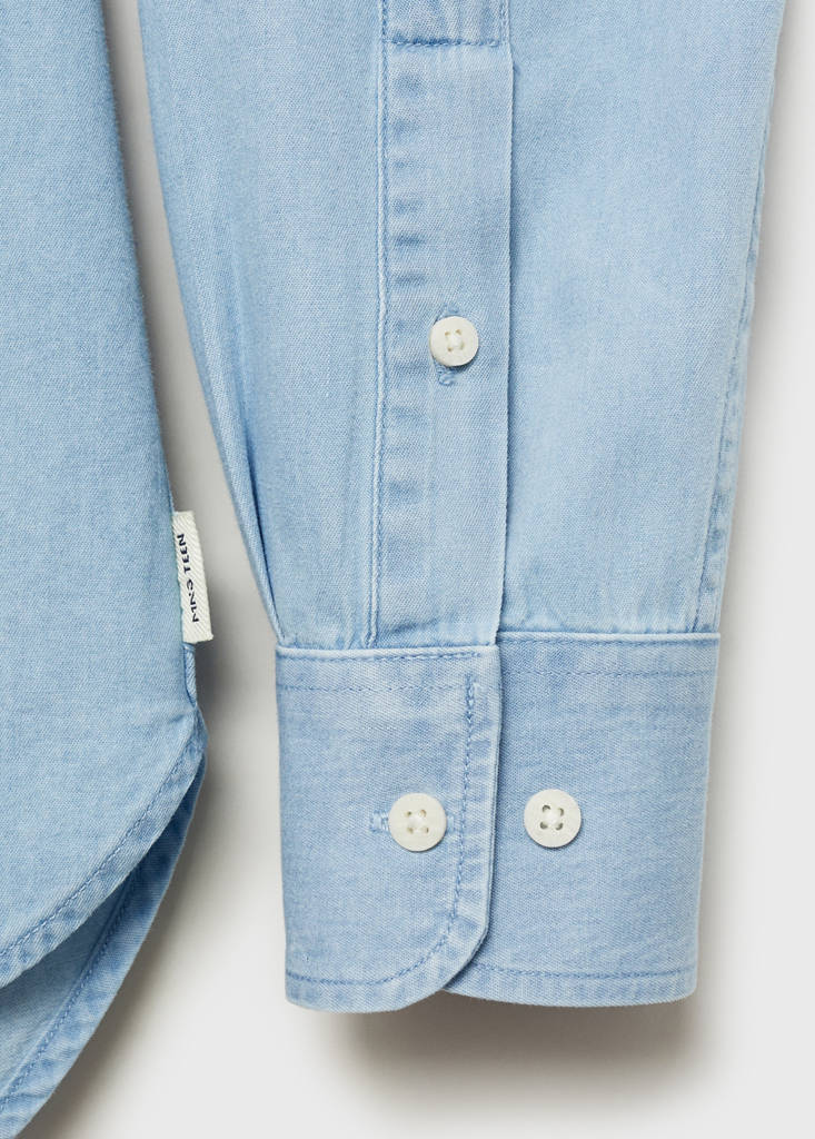 Oxford cotton shirt — Denim Grey
