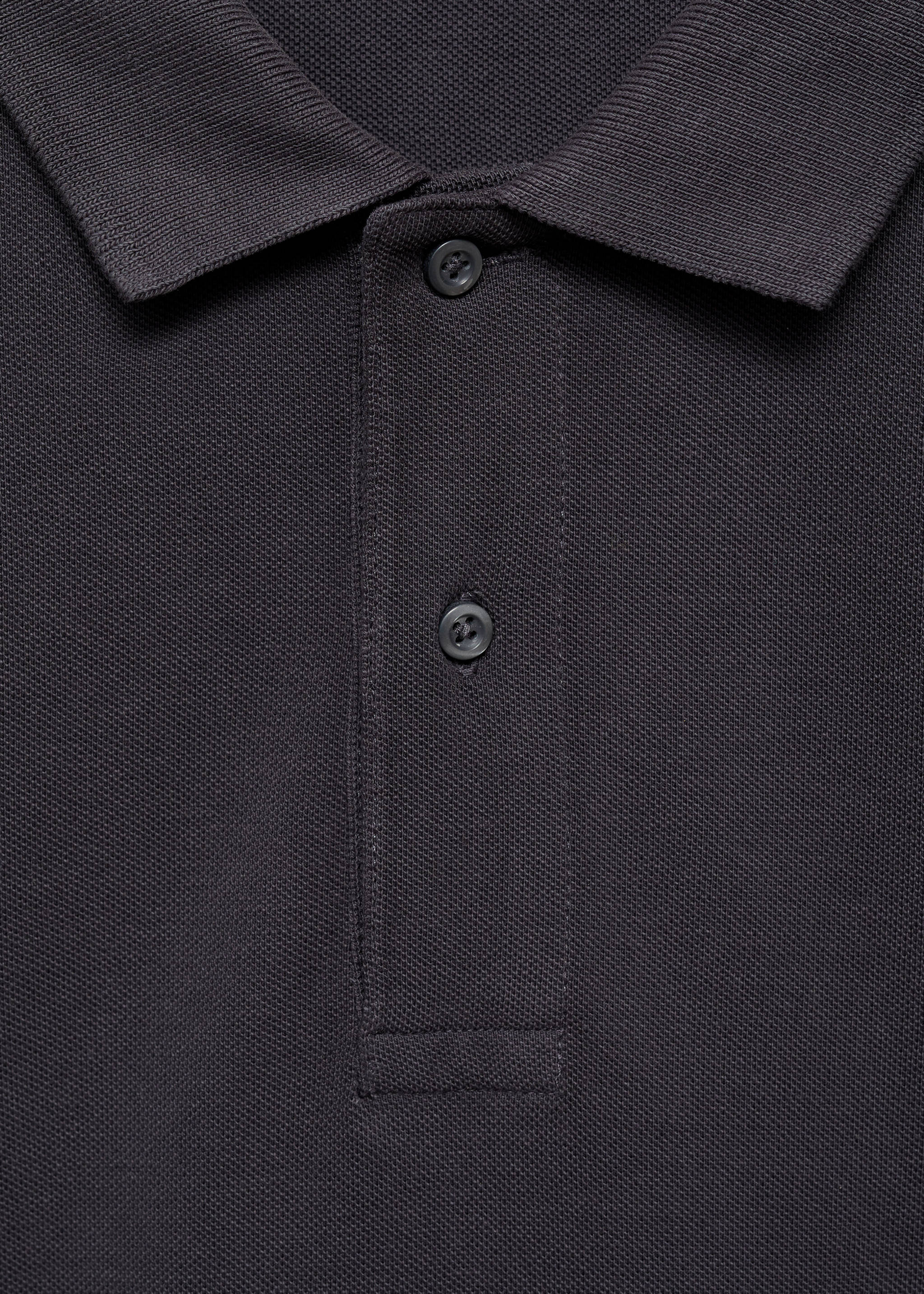 Cotton piqué polo shirt - Details of the article 8