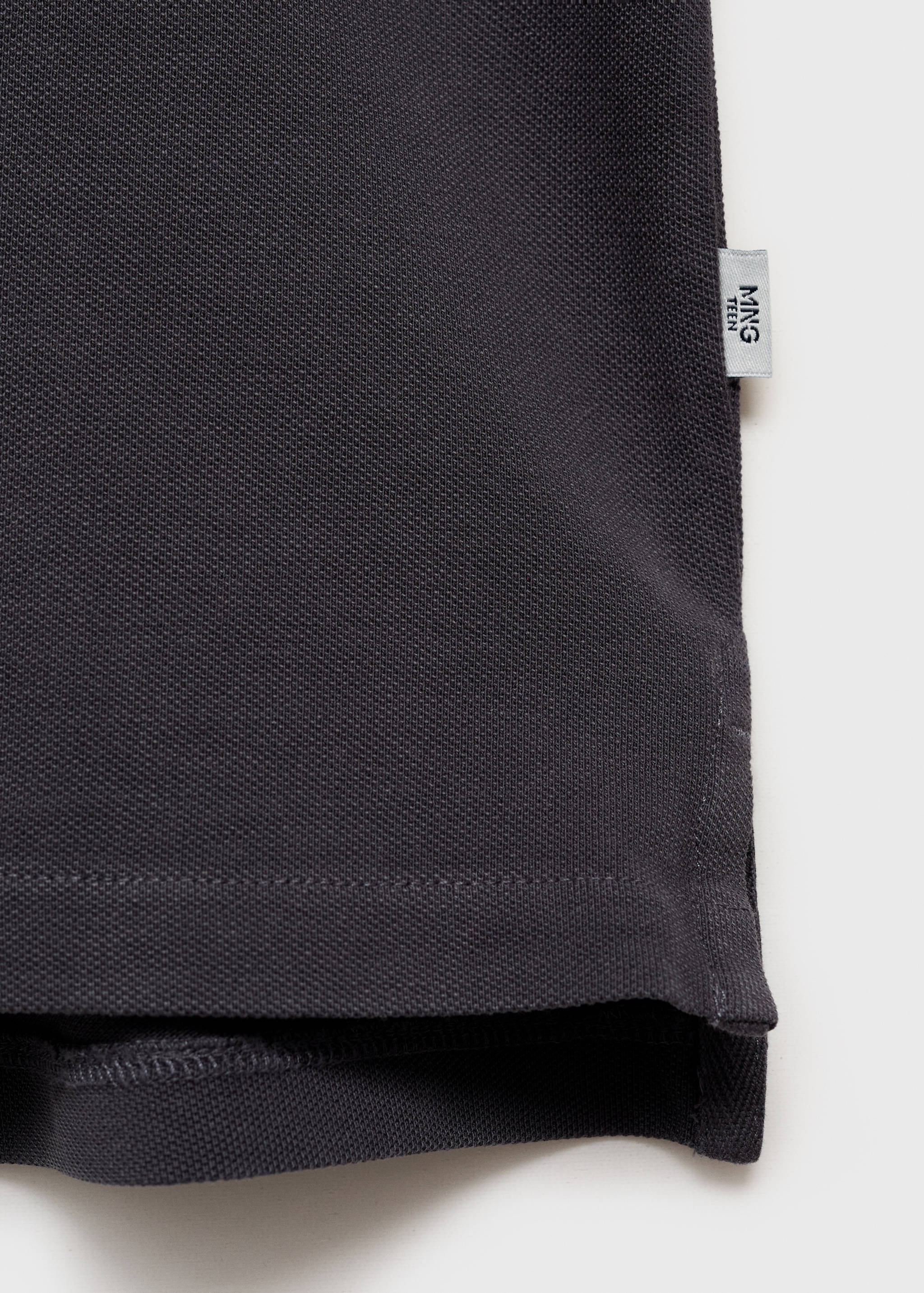 Cotton piqué polo shirt - Details of the article 0