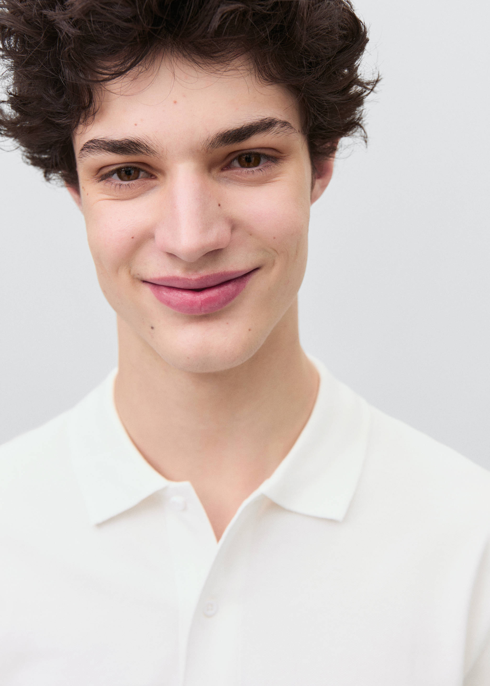 Cotton piqué polo shirt - Details of the article 1