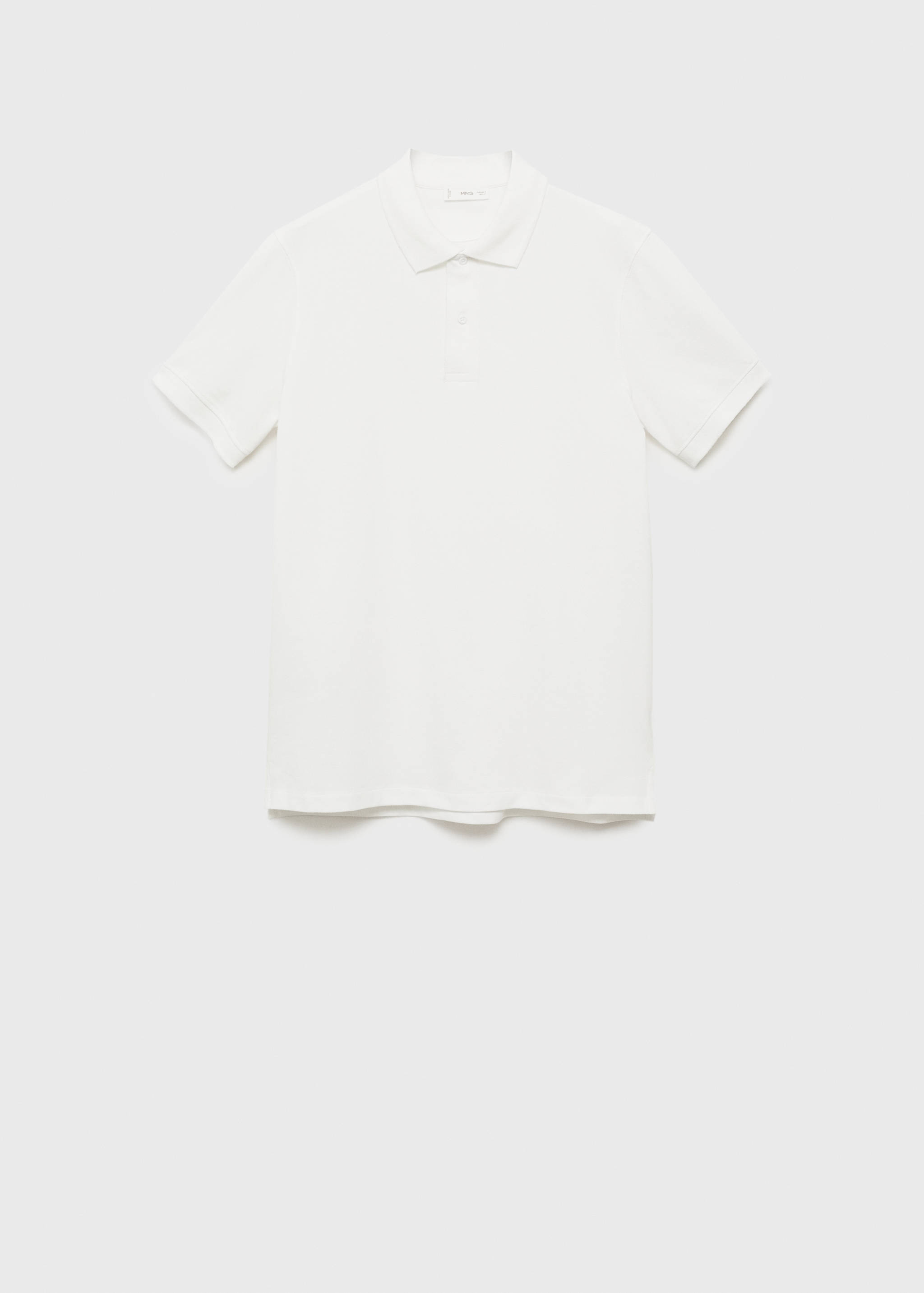 Cotton piqué polo shirt - Article without model