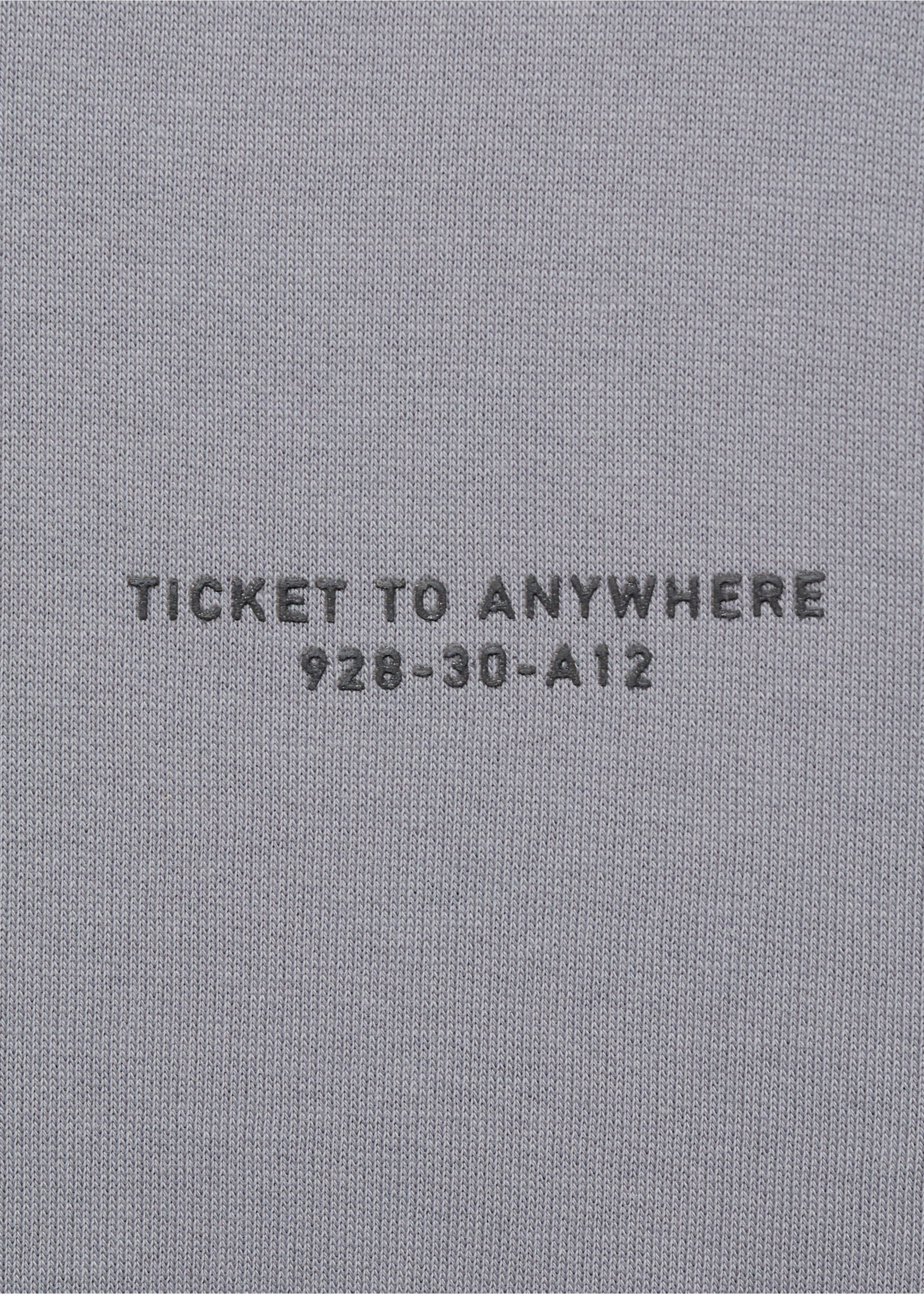Message cotton sweatshirt - Details of the article 8, Sky Blue. Ref: 87021061-00.