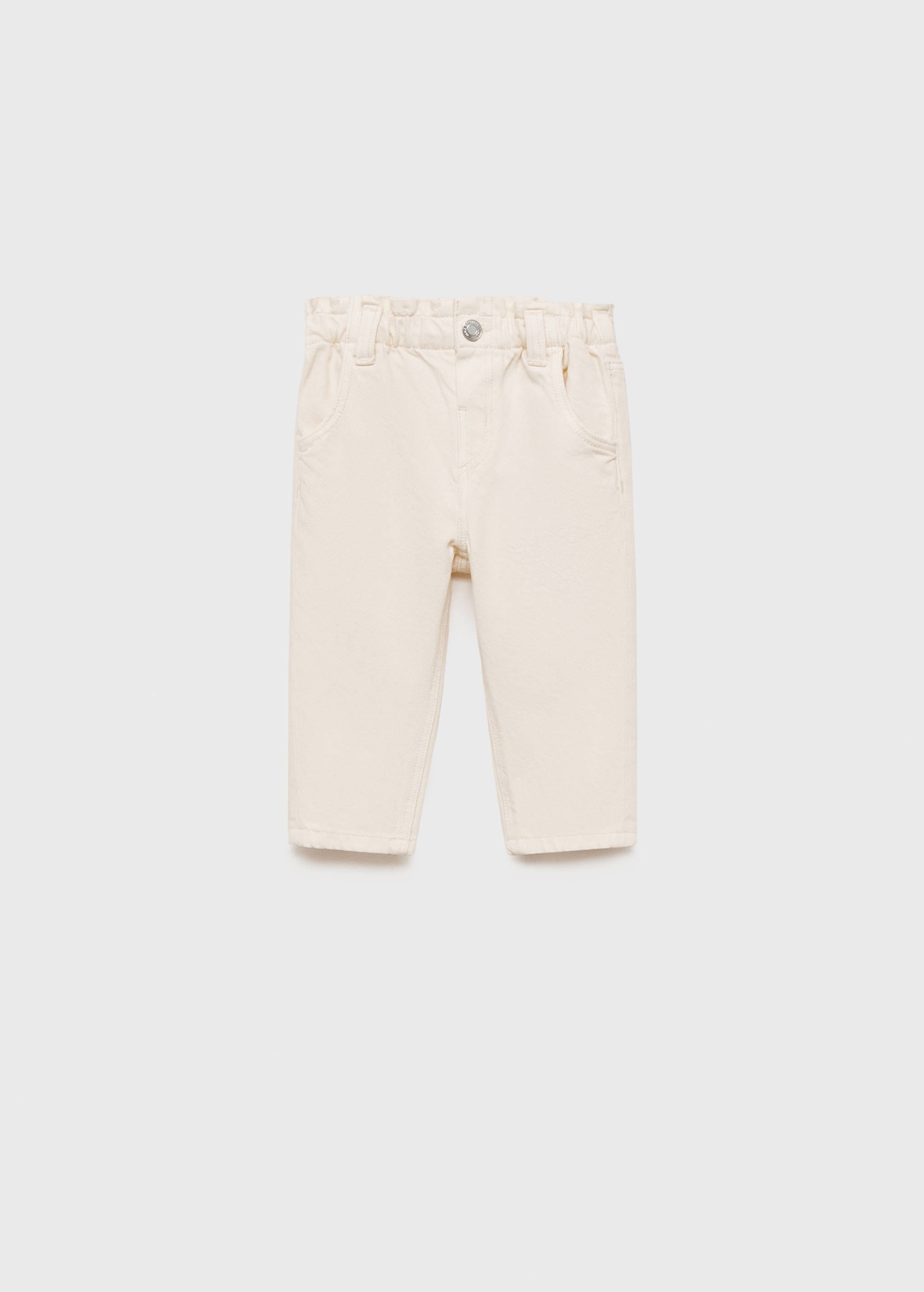 Straight paperbag jeans - Article without model