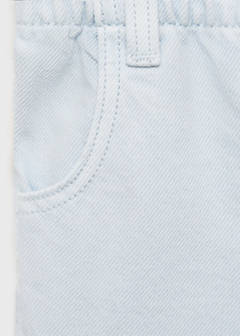 Straight paperbag jeans — Sky Blue 3