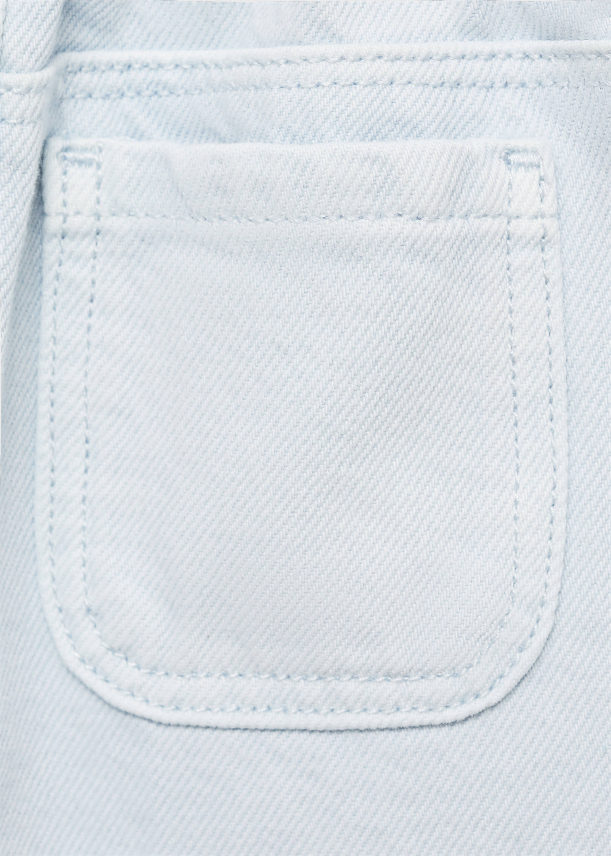 Straight paperbag jeans - Details of the article 0, Sky Blue. Ref: 87021513-00.