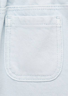 Straight paperbag jeans — Sky Blue 5