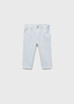 Straight paperbag jeans — Sky Blue 2