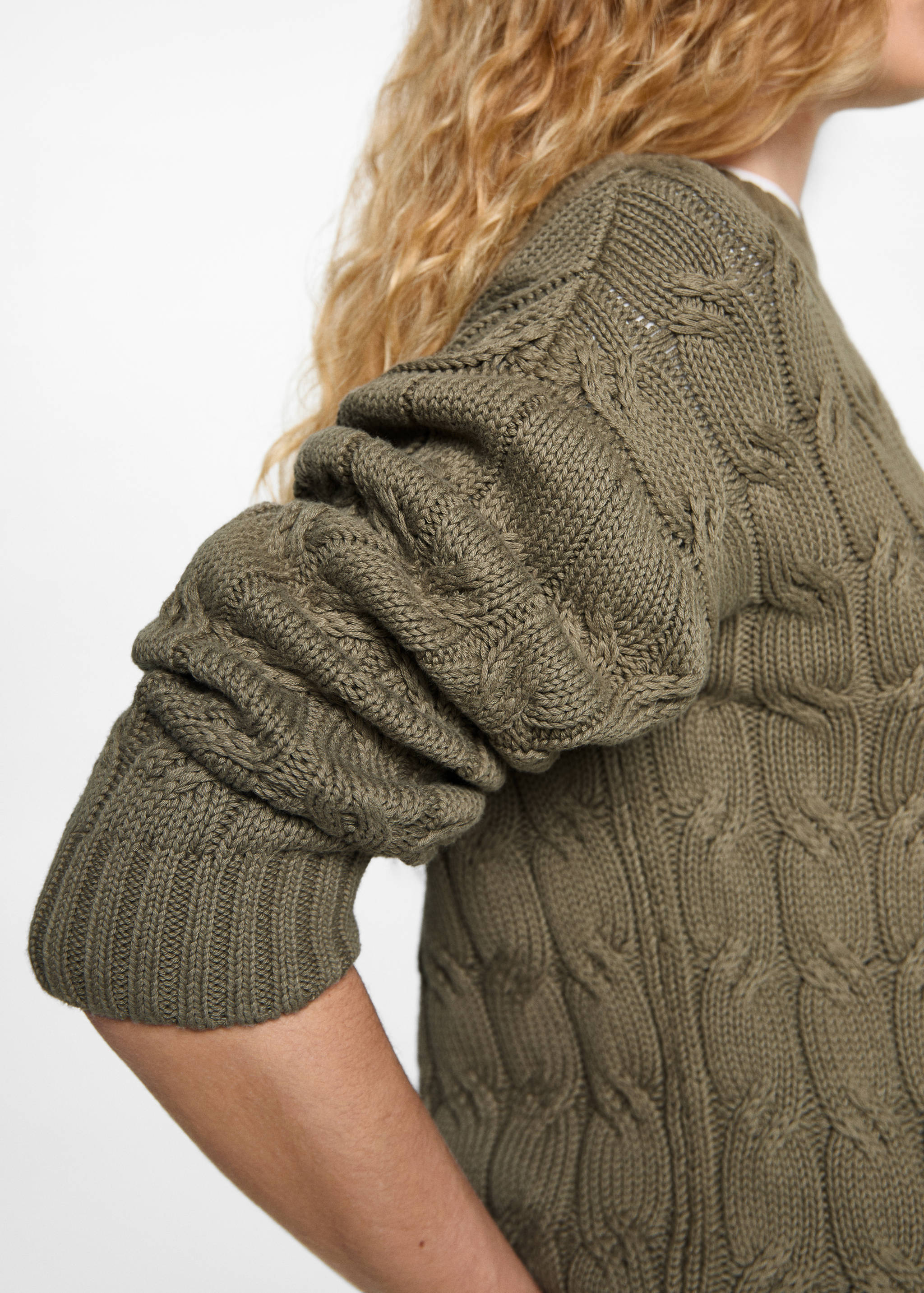 Braids knit sweater - Details of the article 6