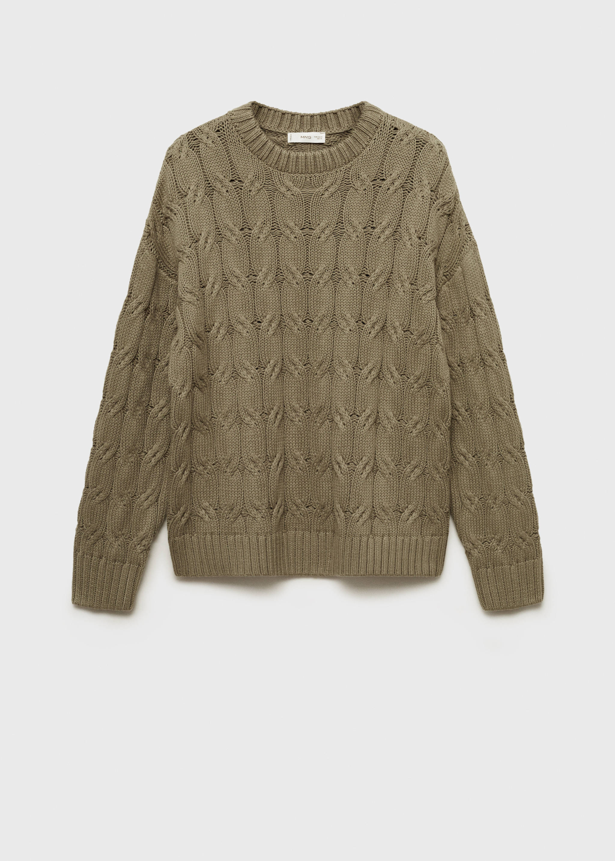 Braids knit sweater - Article without model