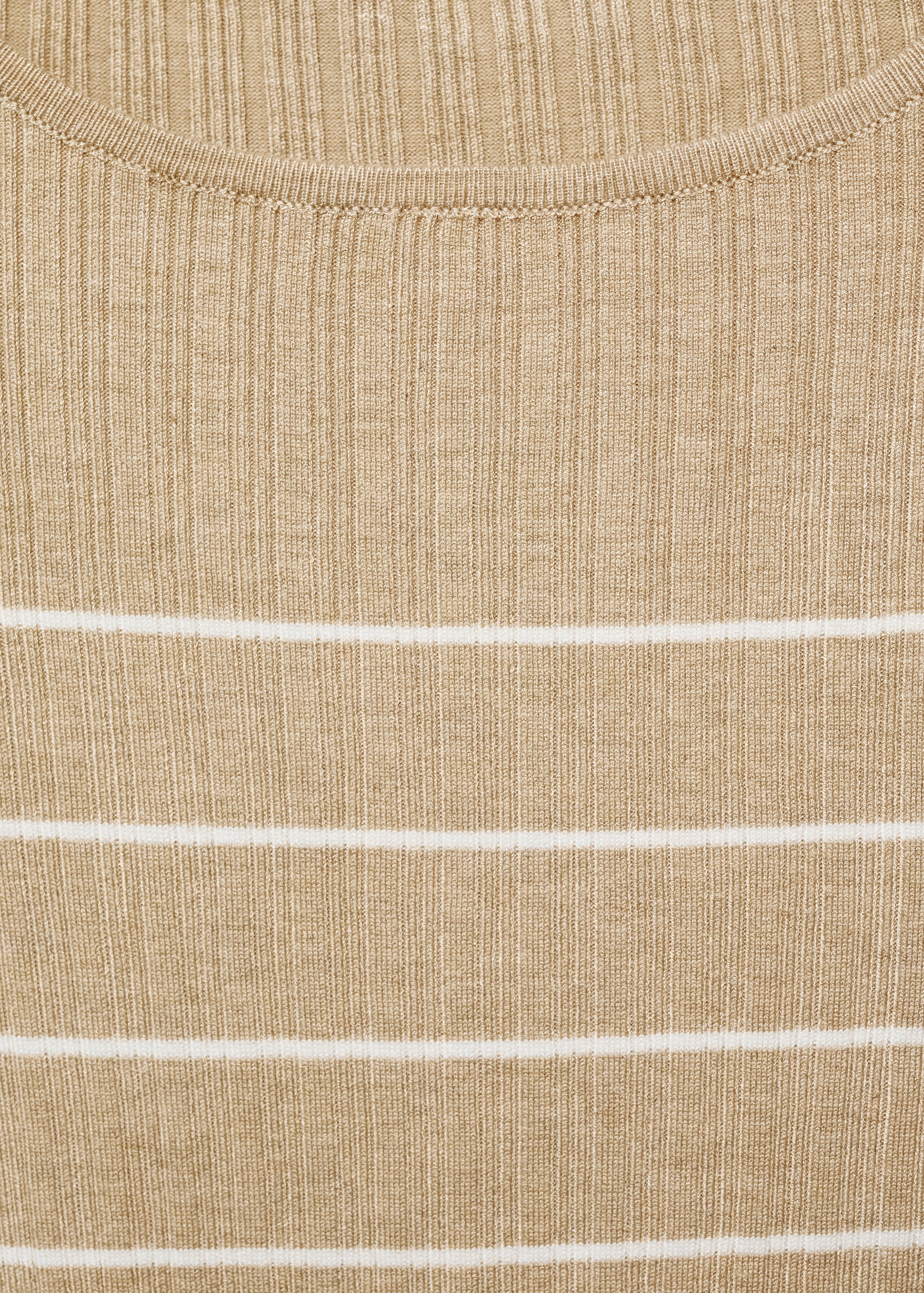 Pull-over côtelé à rayures - Détail de l'article 8