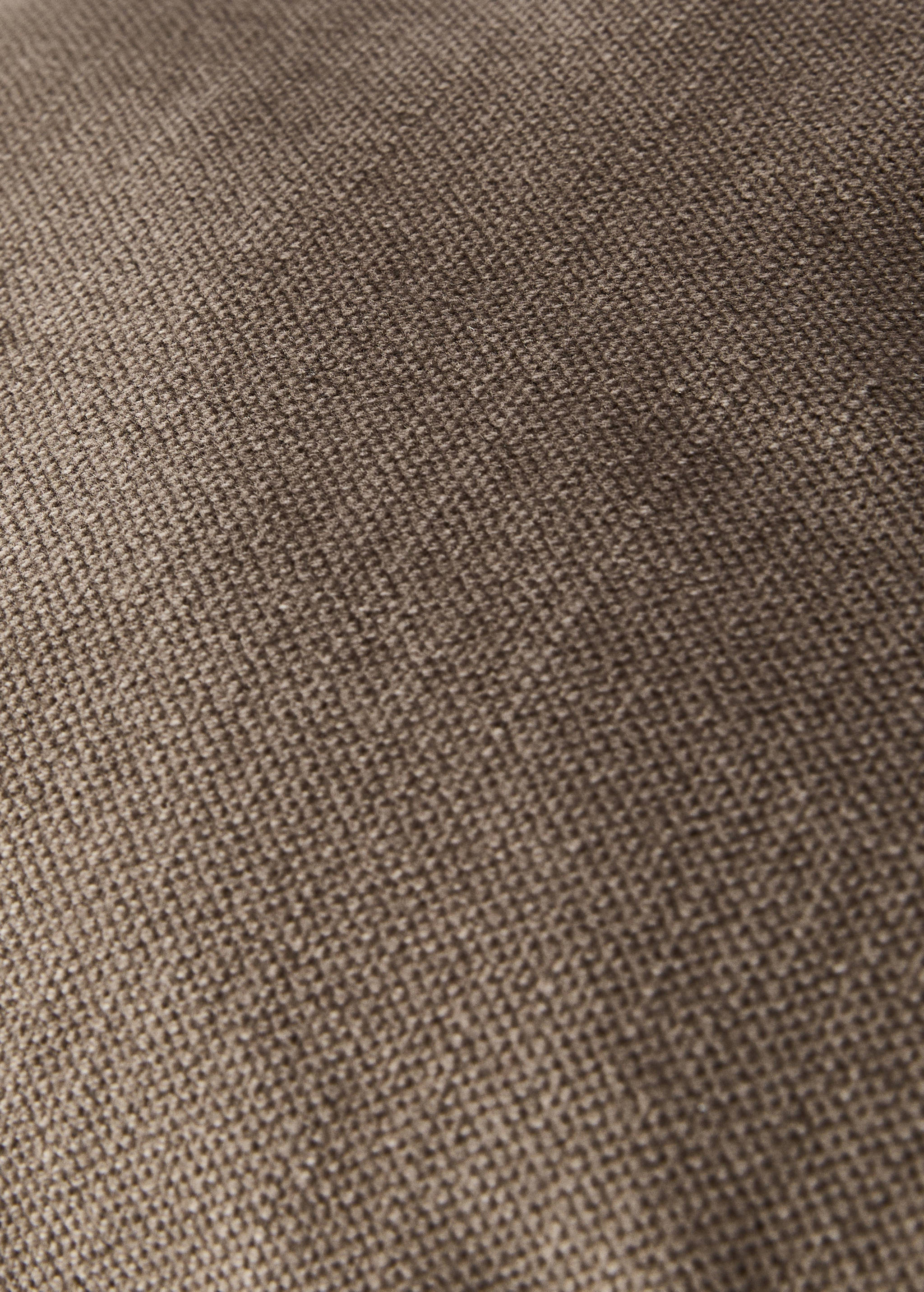 Cotton-linen cushion cover with overlock 50x50 cm - Details of the article 3